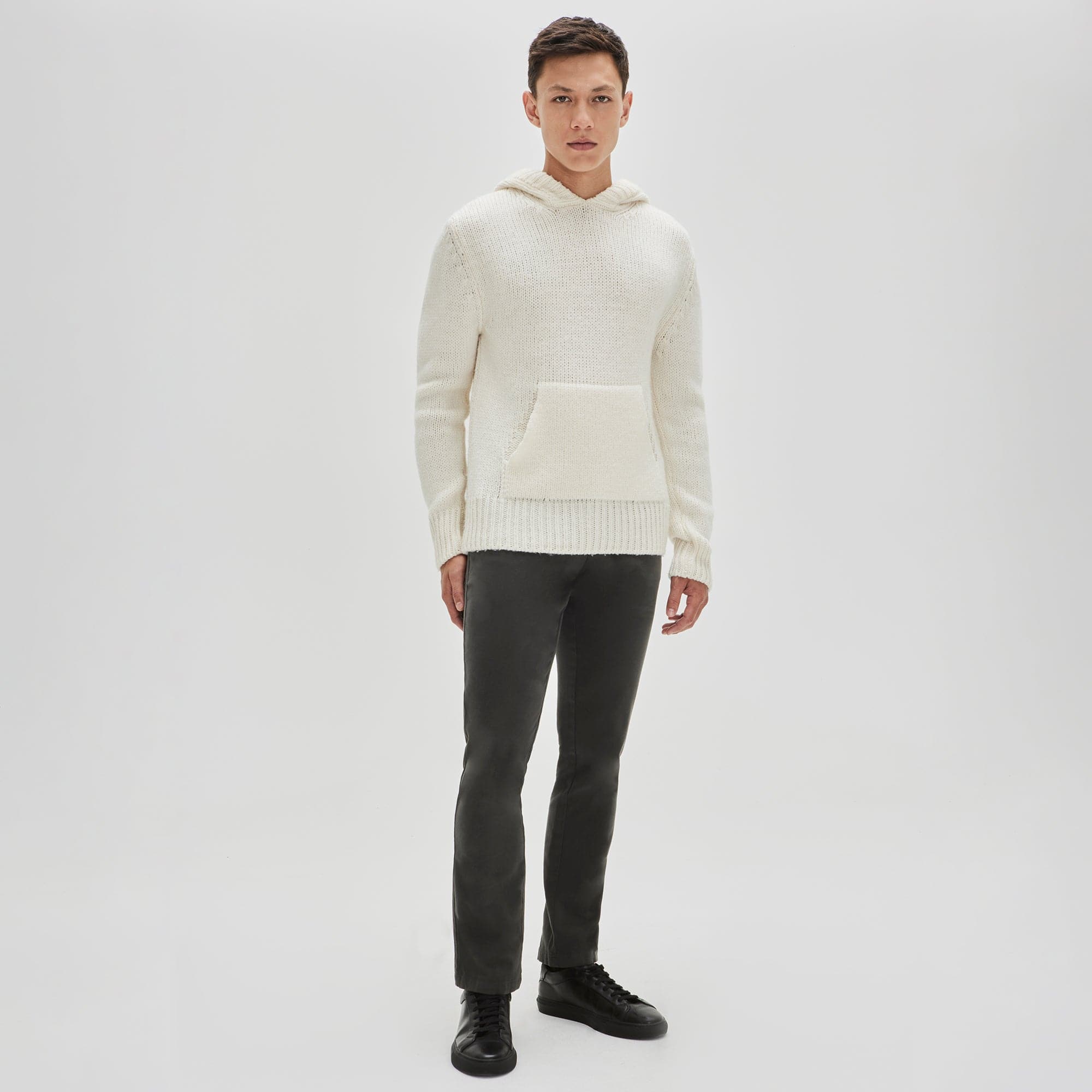 Men's Luning Hoodie in Cream - Robert Barakett