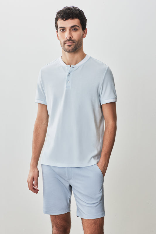 Tessio Baseball Collar Henley