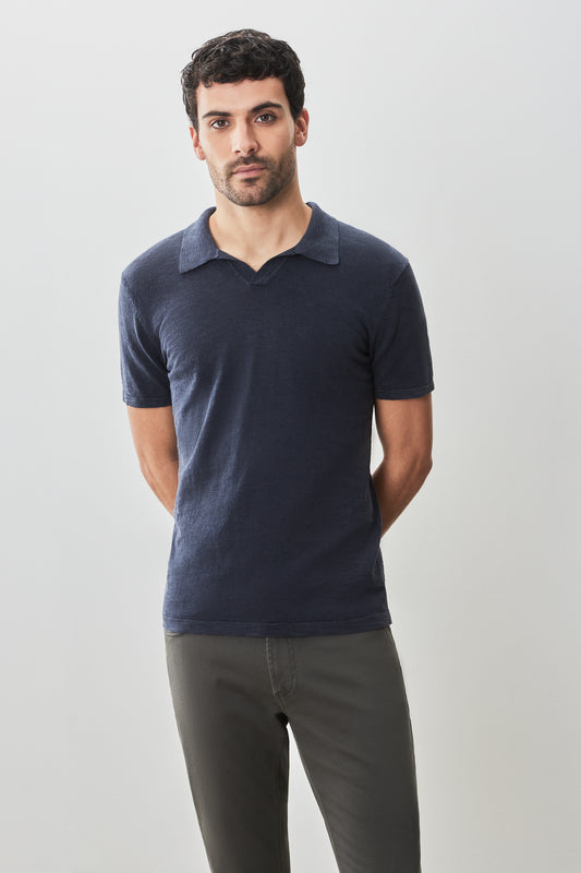 South Shore Open Collar Sweater Polo