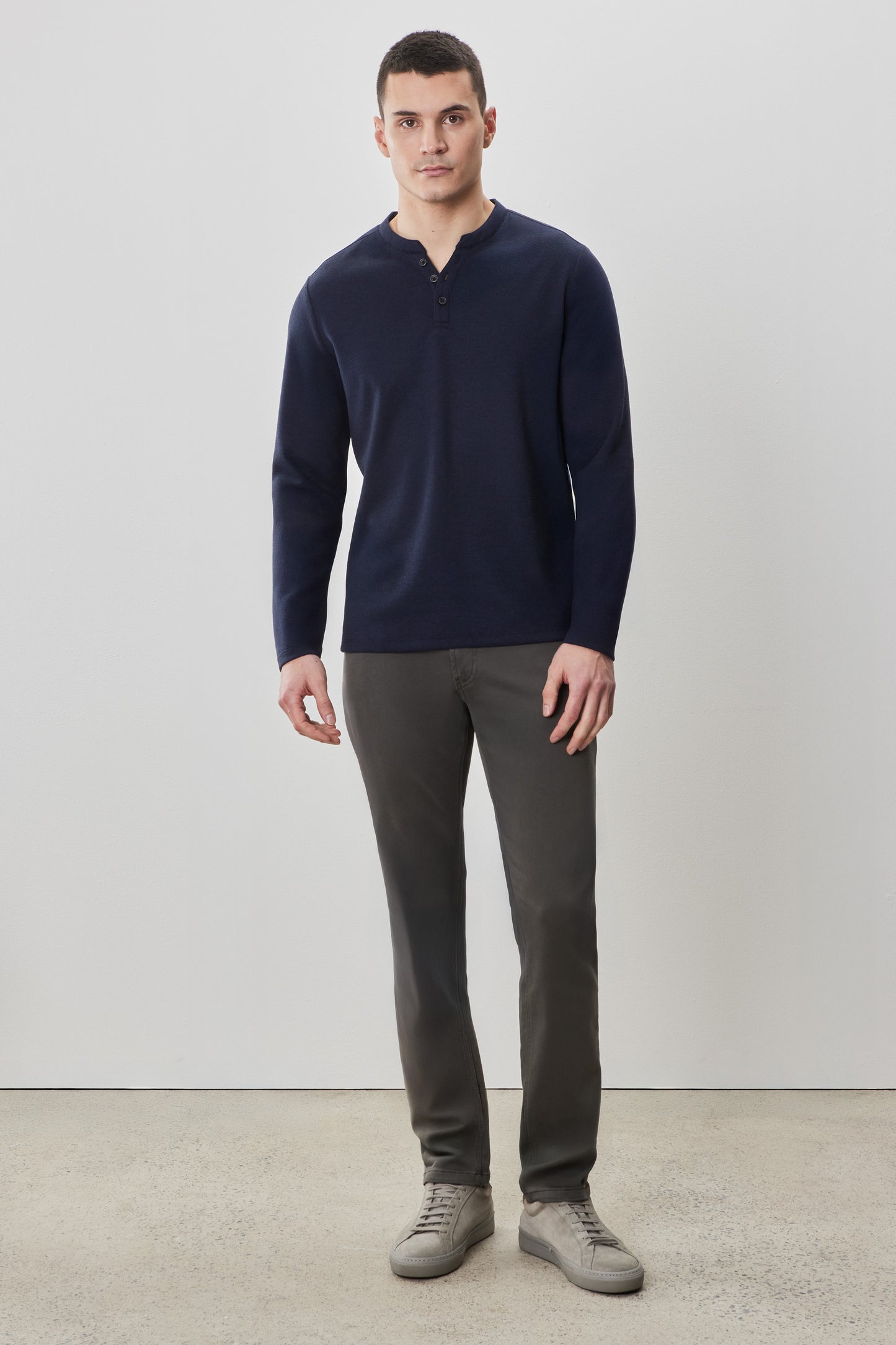 Alec Long Sleeve Henley