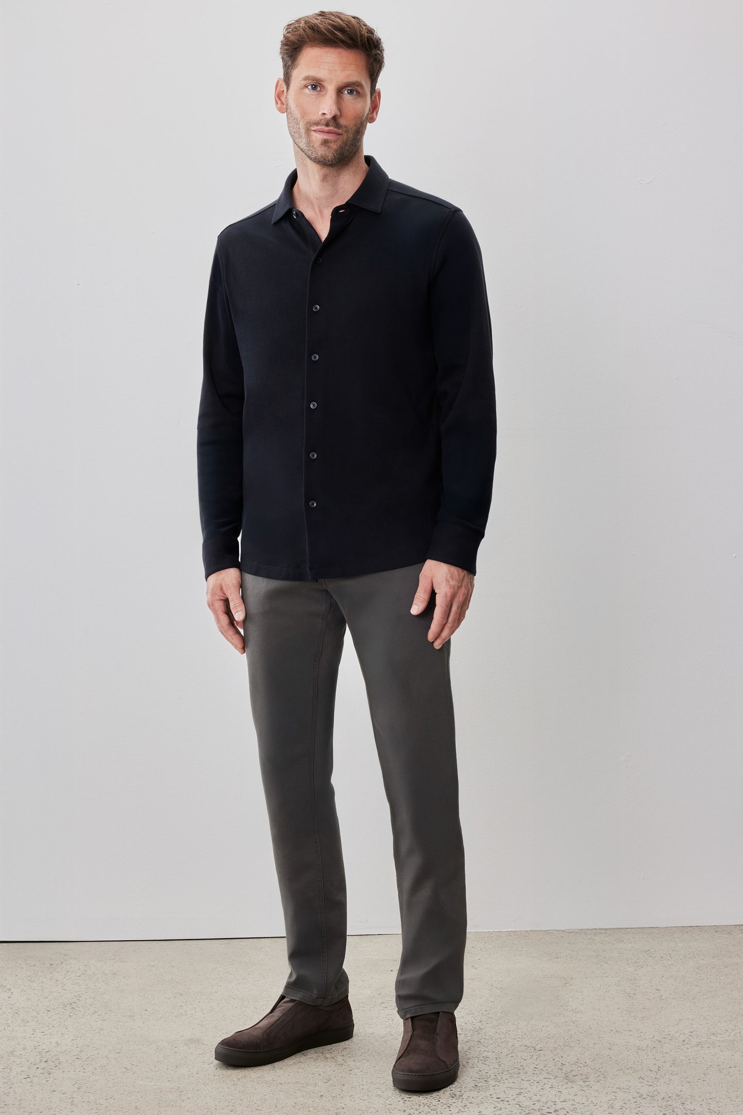 Milo Long Sleeve Knit Shirt