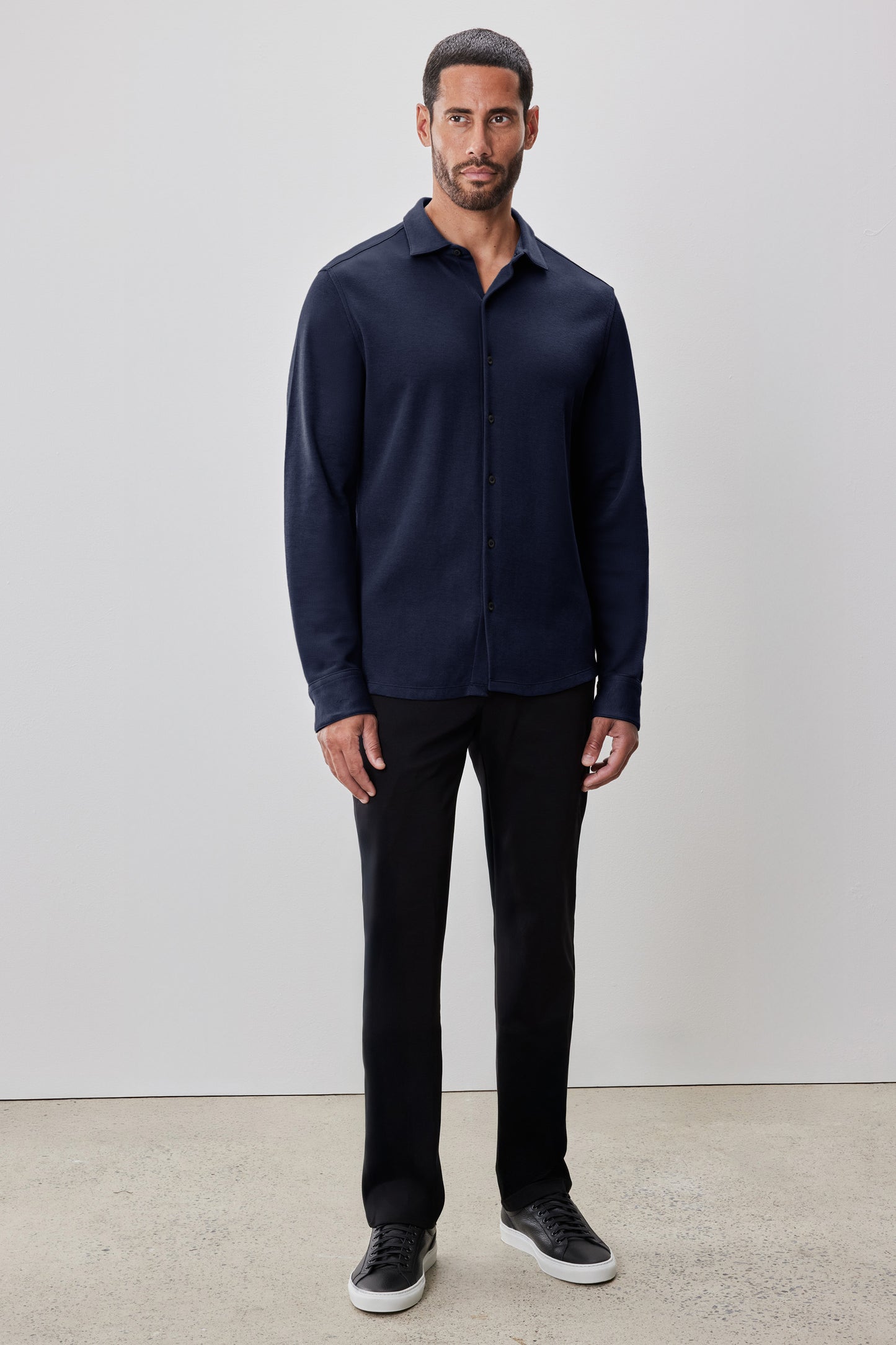 Milo Long Sleeve Knit Shirt