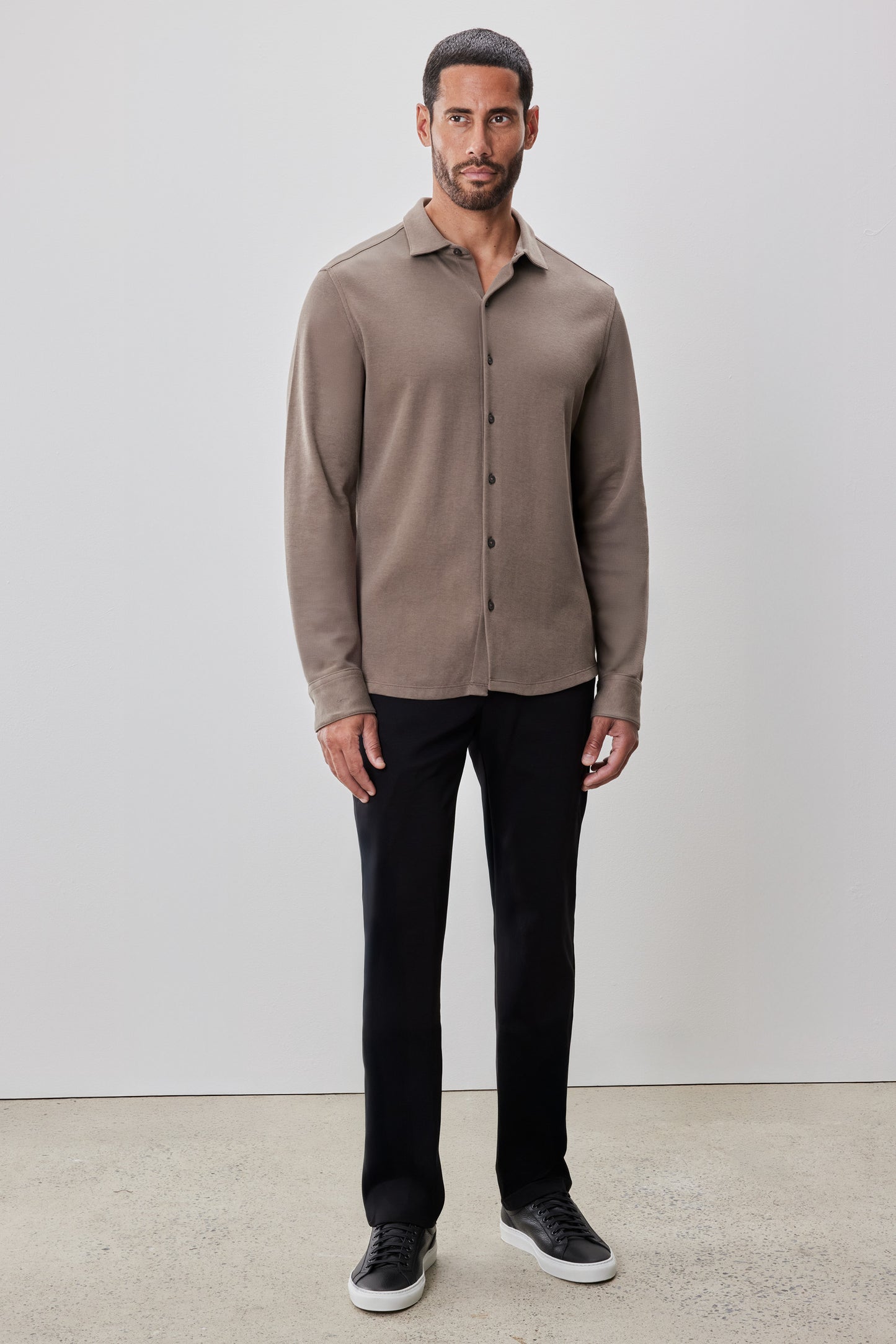 Milo Long Sleeve Knit Shirt