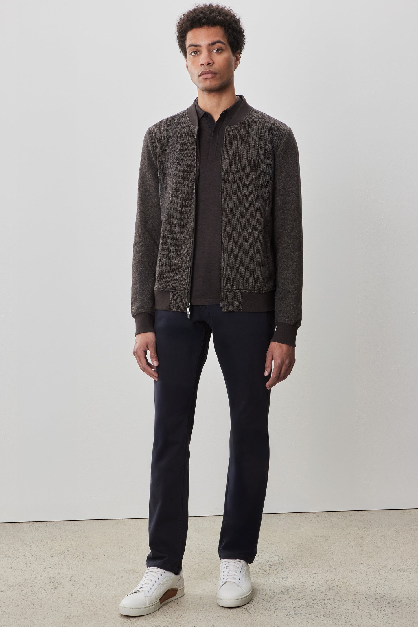 Stefanos Baseball Collar Jacket