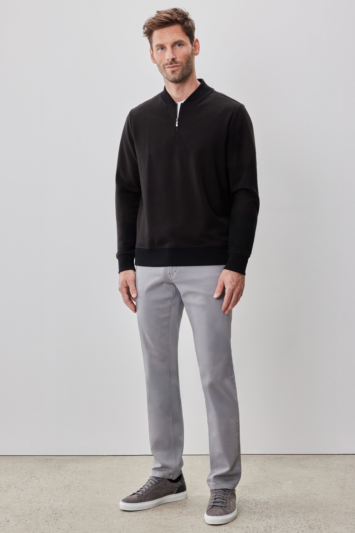 Vance Baseball Collar Quarter Zip