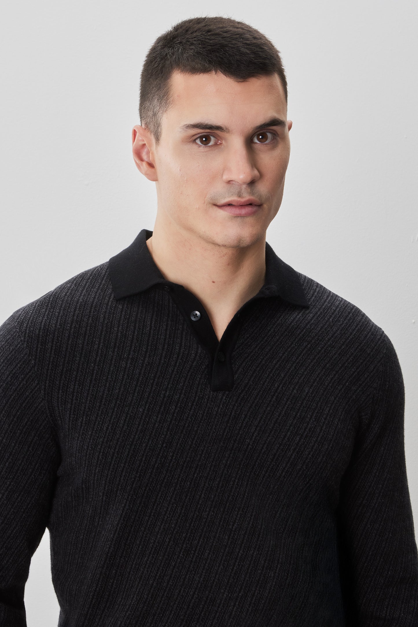 Borja Long Sleeve Sweater Polo