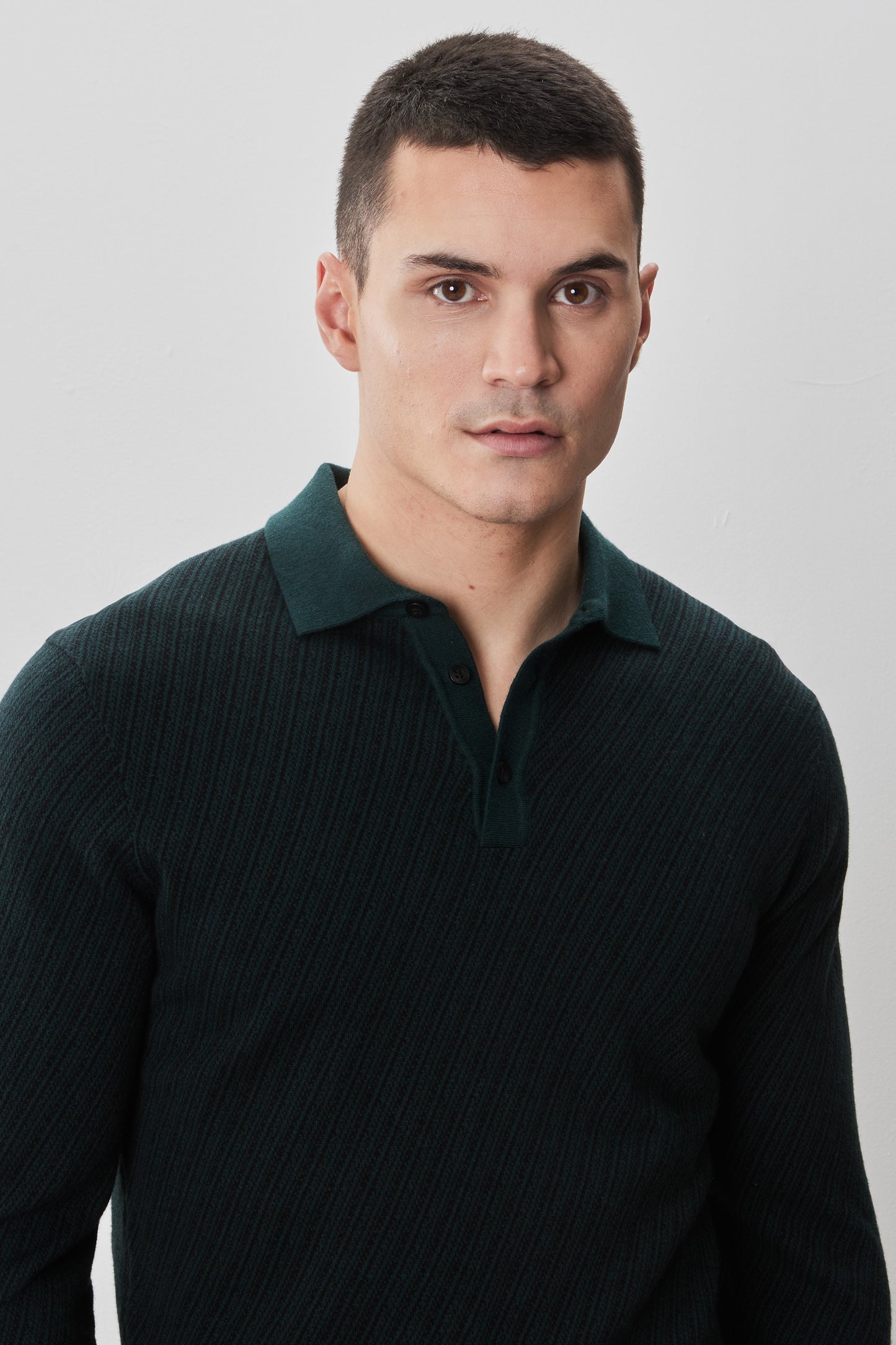 Borja Long Sleeve Sweater Polo