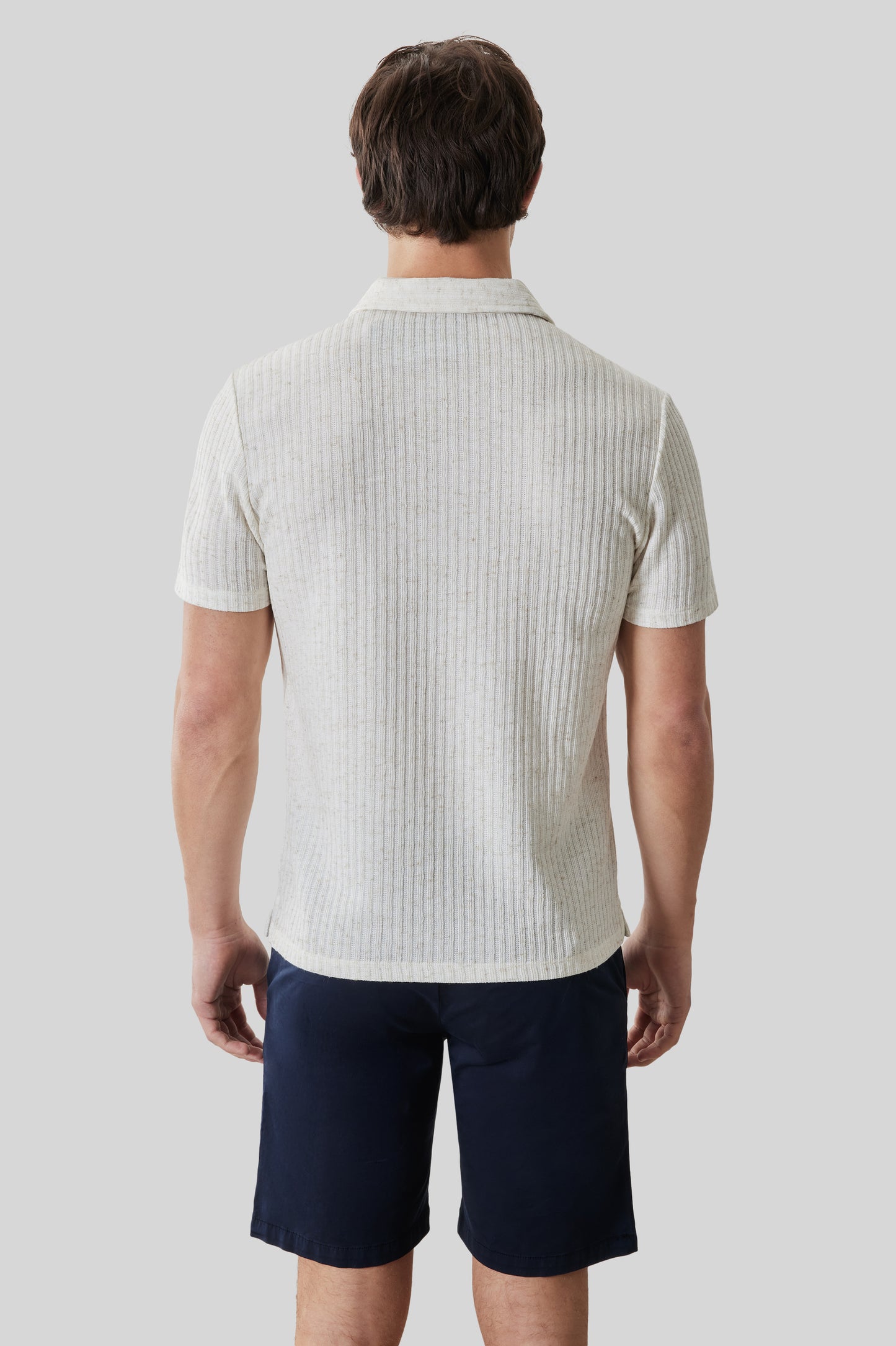 Isadore Open Collar Polo
