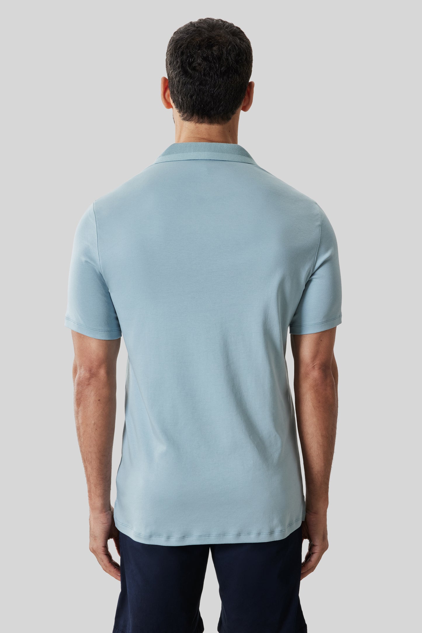 The Barakett Textured Collar Polo
