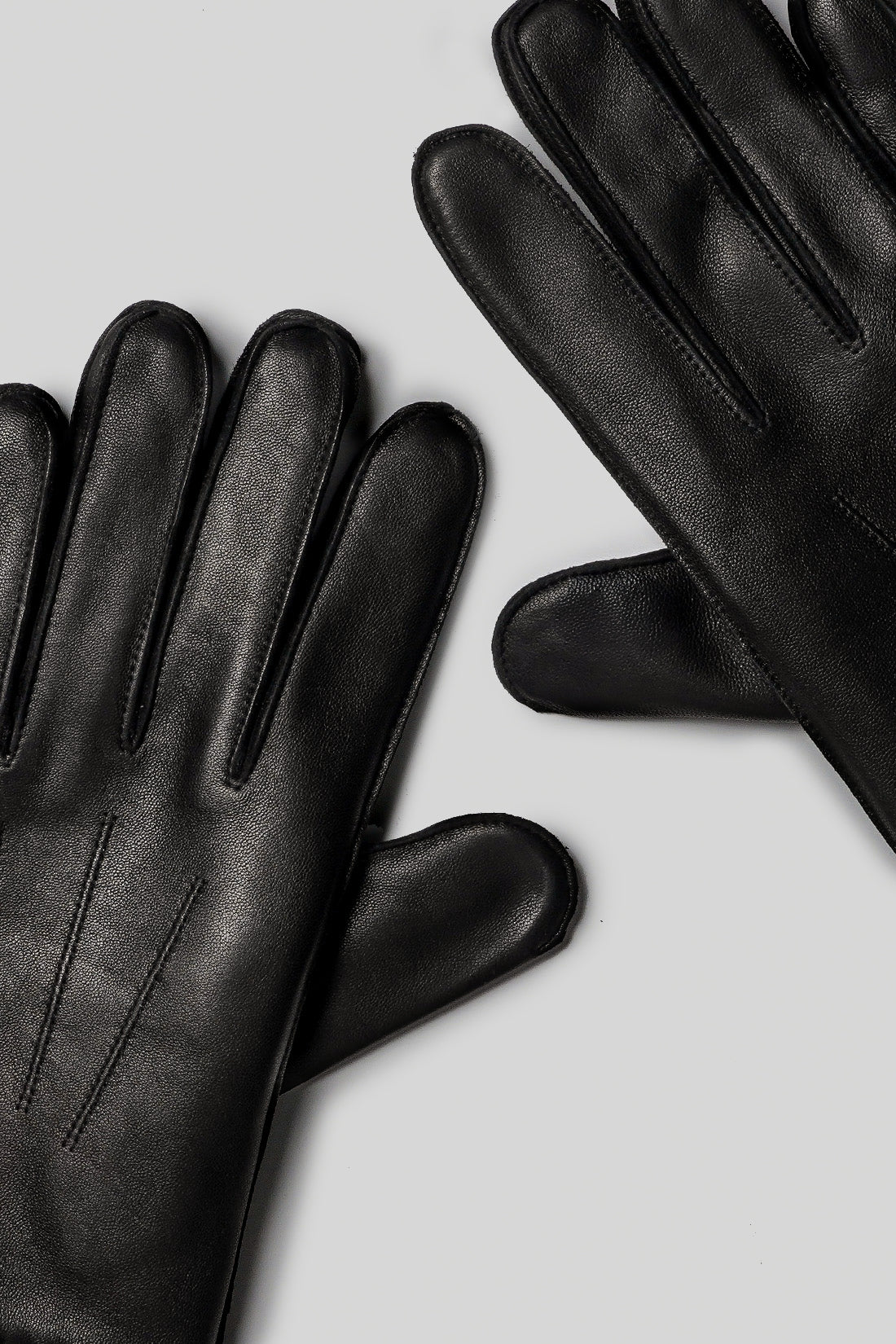 Nathan Leather Glove with Cashmere Cuff