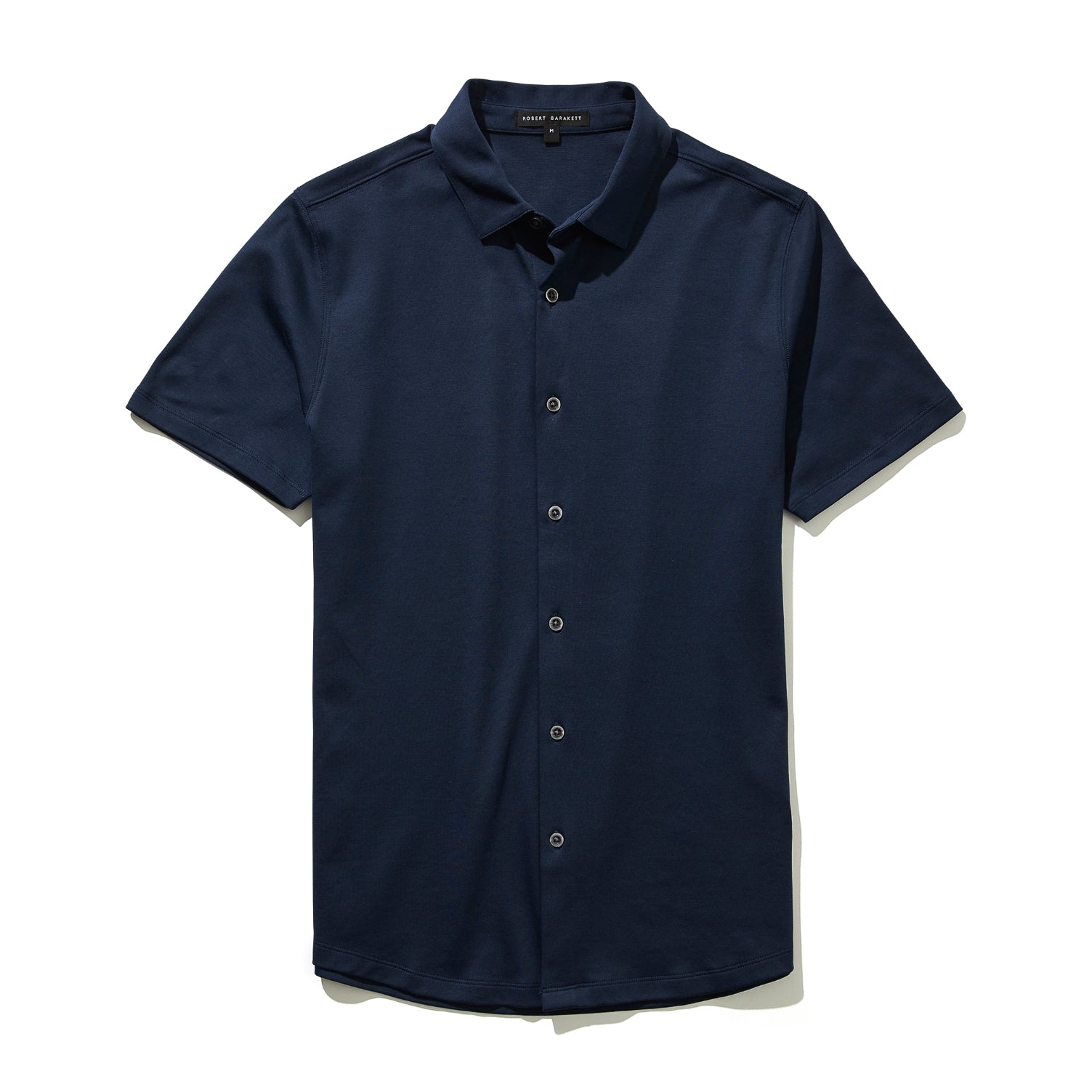 Signature Cotton Knit Short-Sleeve Button-Down Collar Polo - Bobby