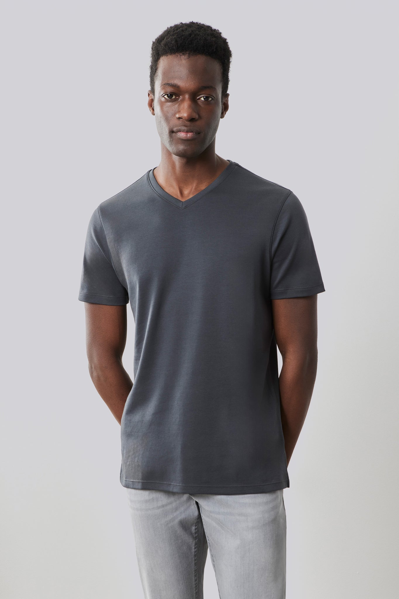 Robert Barakett The Barakett V Tee In Cannon