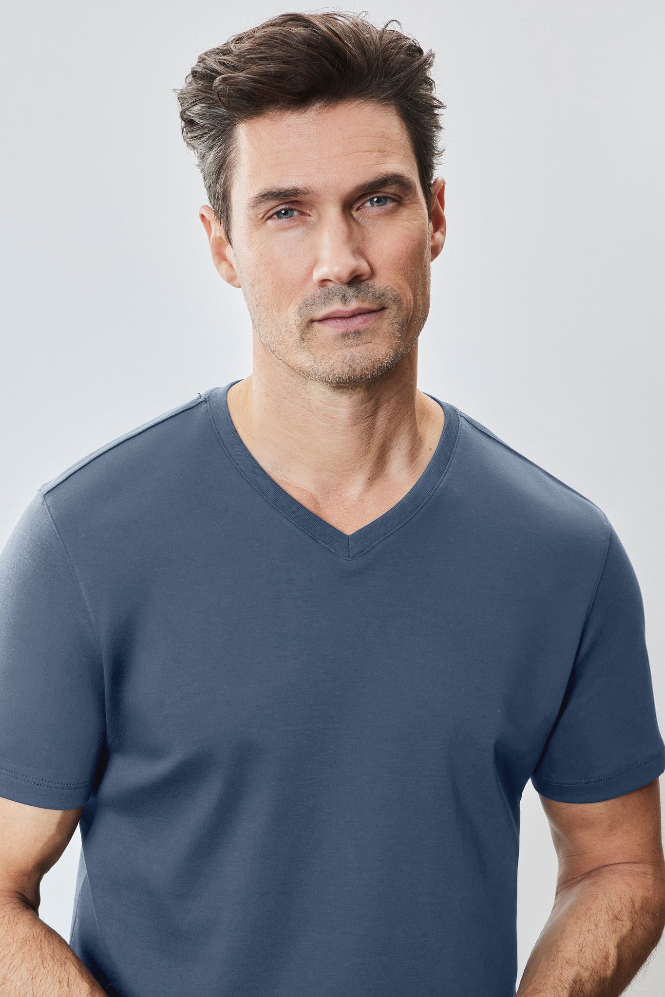 Robert Barakett The Barakett V Tee In Blue