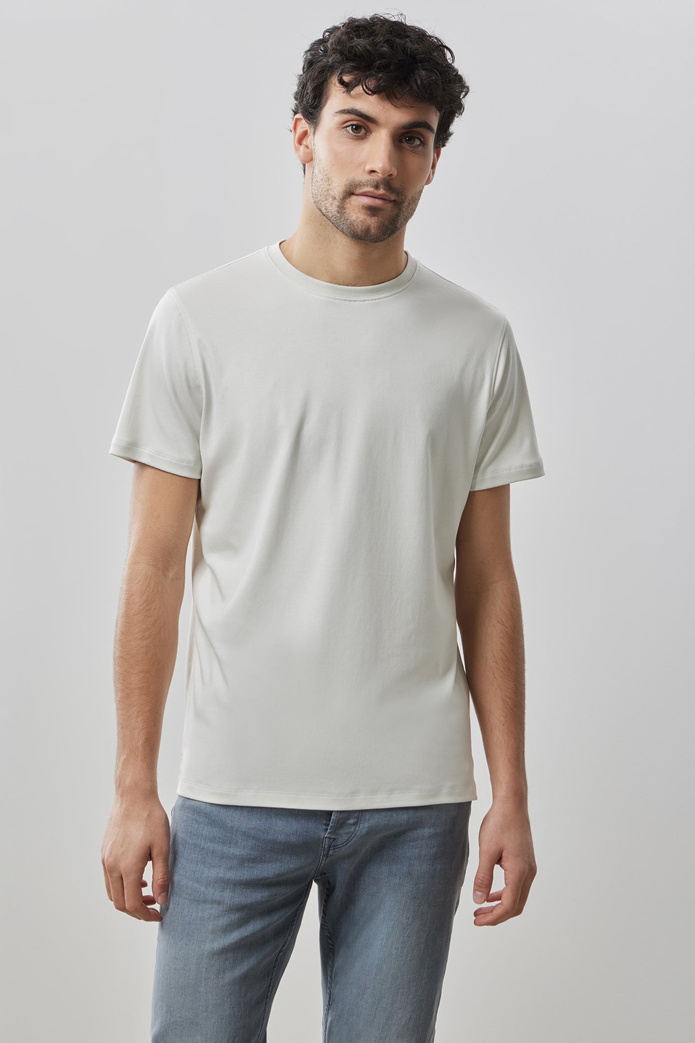 Robert Barakett The Barakett Tee In Ivory