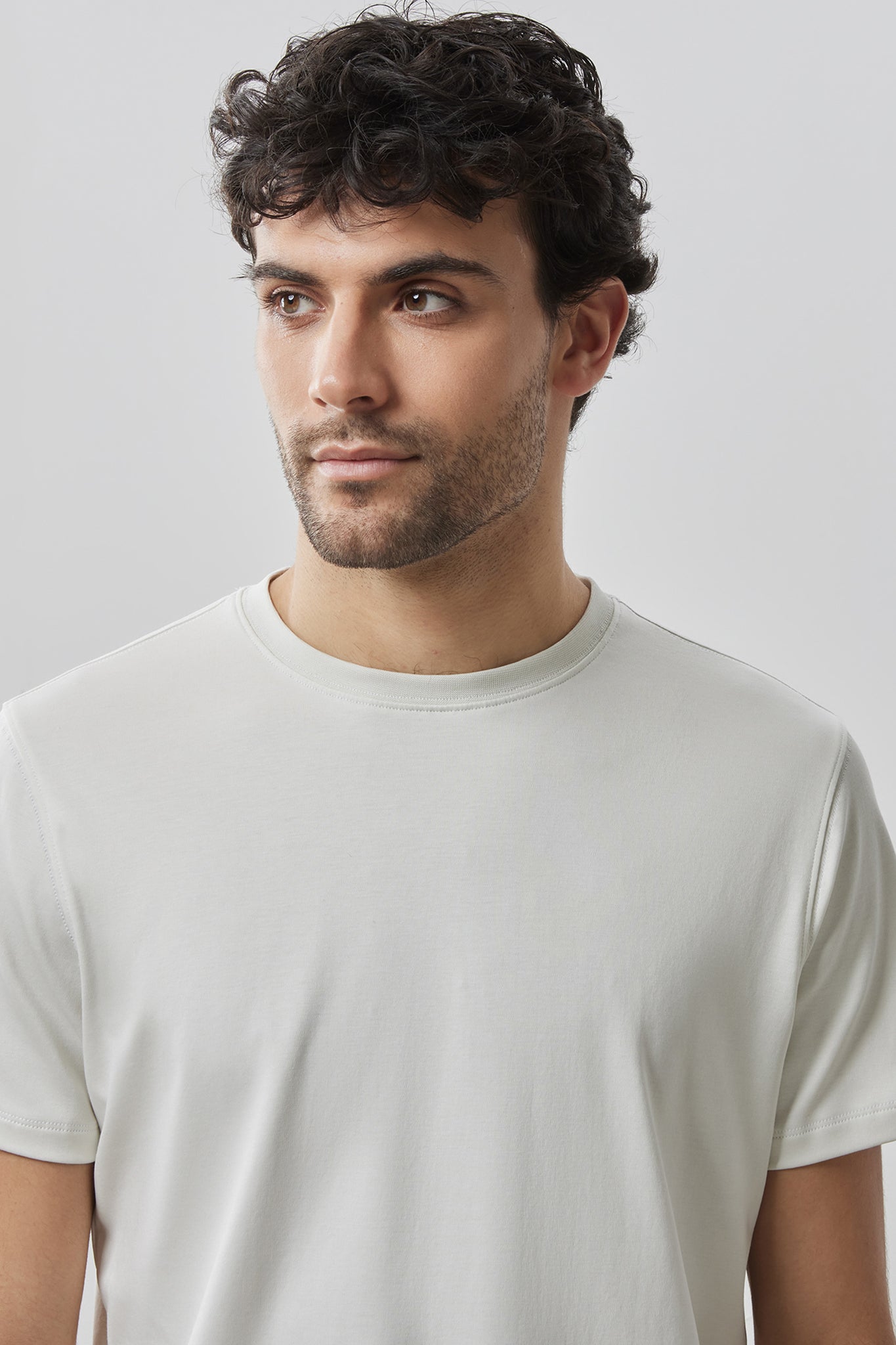 Robert Barakett The Barakett Tee In Ivory