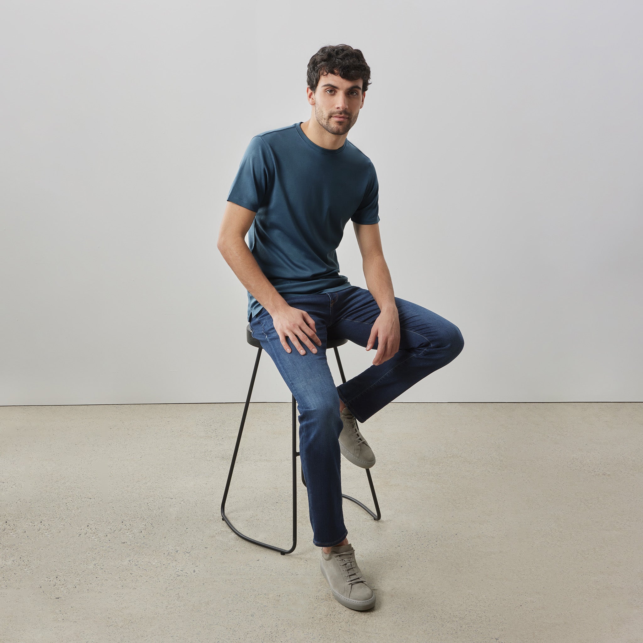 Robert Barakett The Barakett Tee In Orion Blue