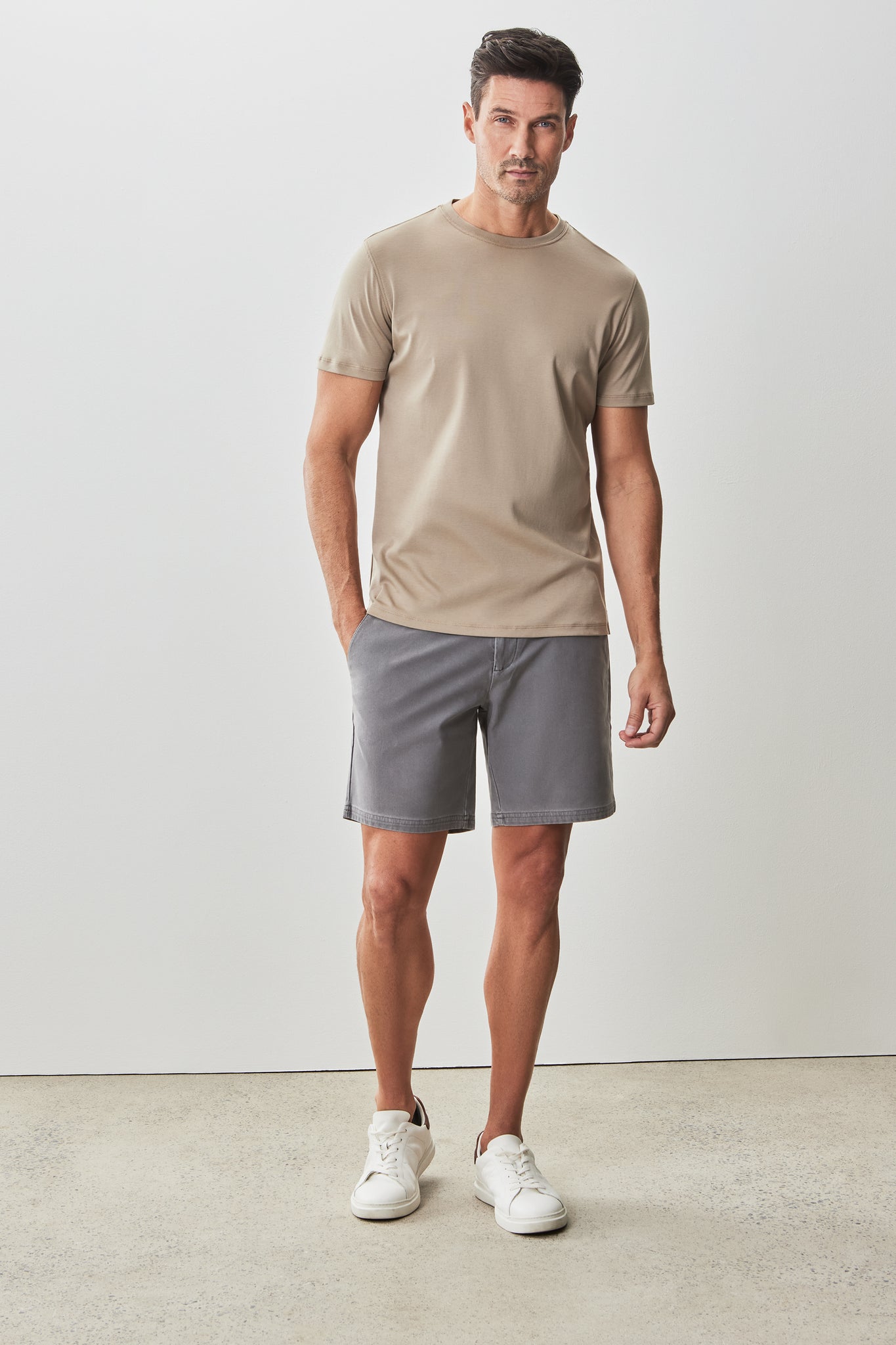 Robert Barakett The Barakett Tee In Twine