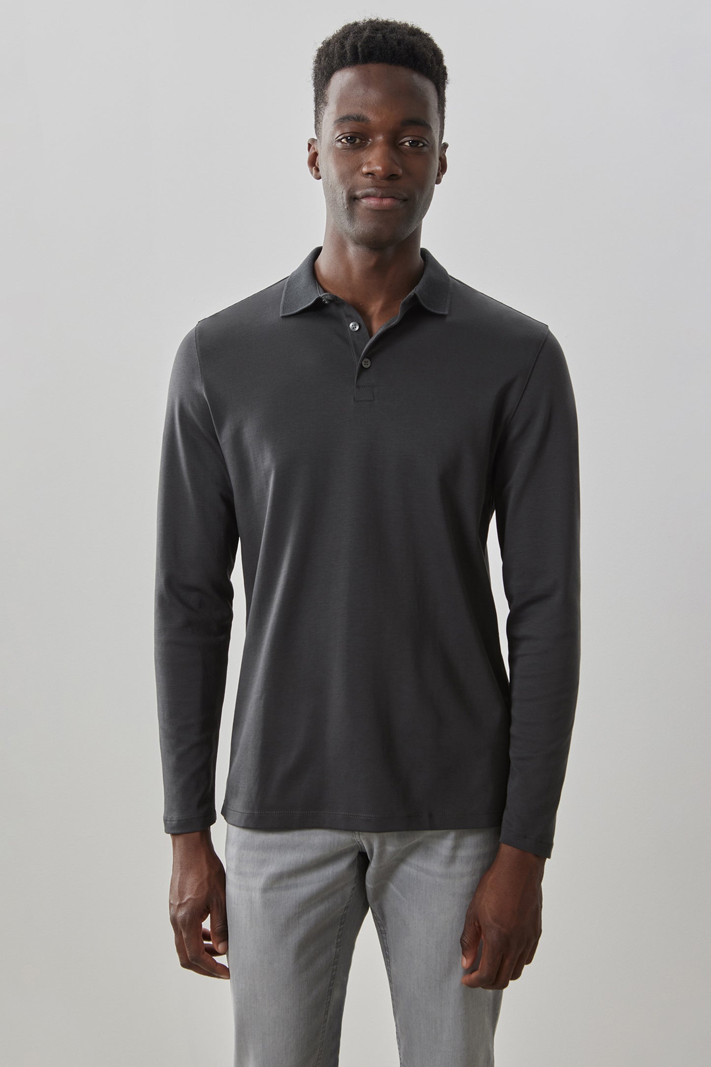 The Barakett Long-Sleeve Polo