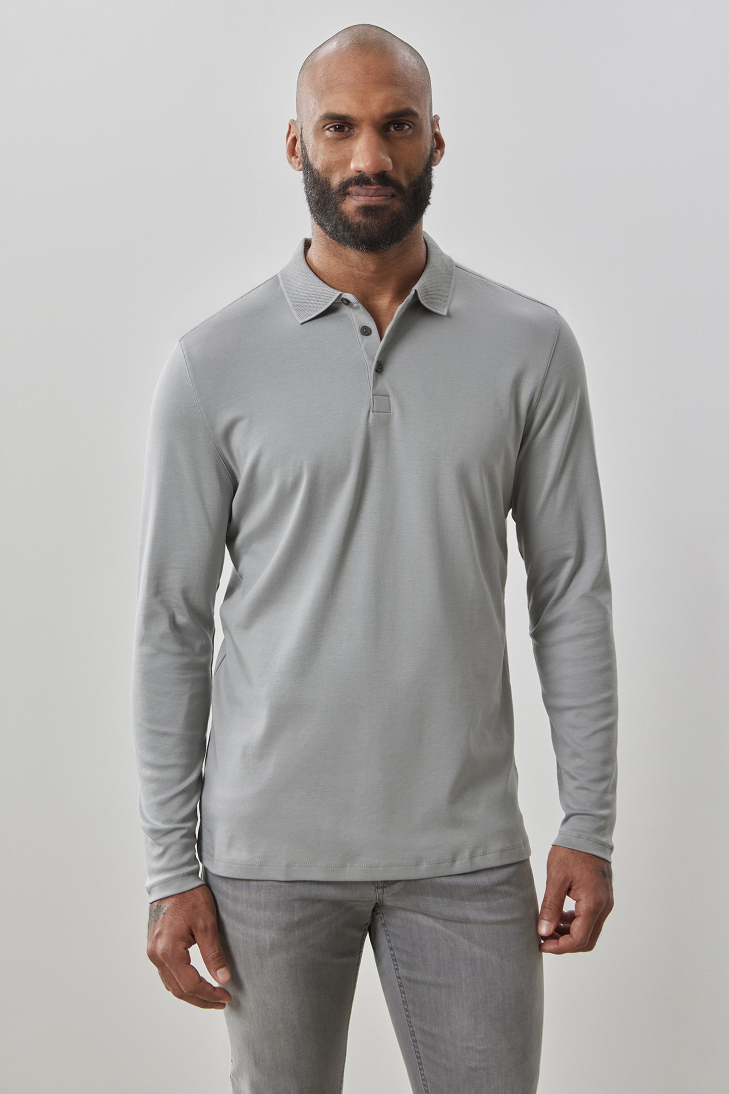 The Barakett Long-Sleeve Polo