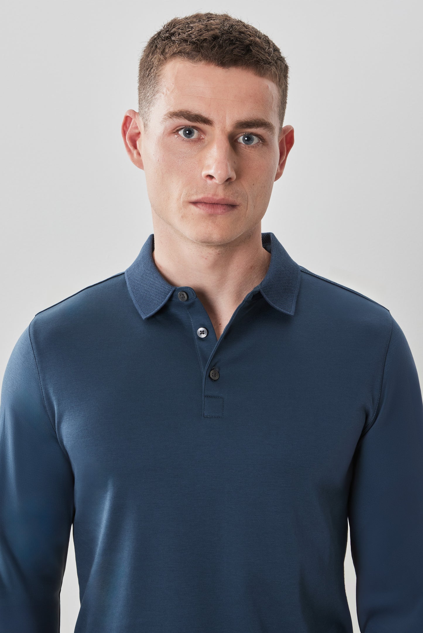 The Barakett Long-Sleeve Polo