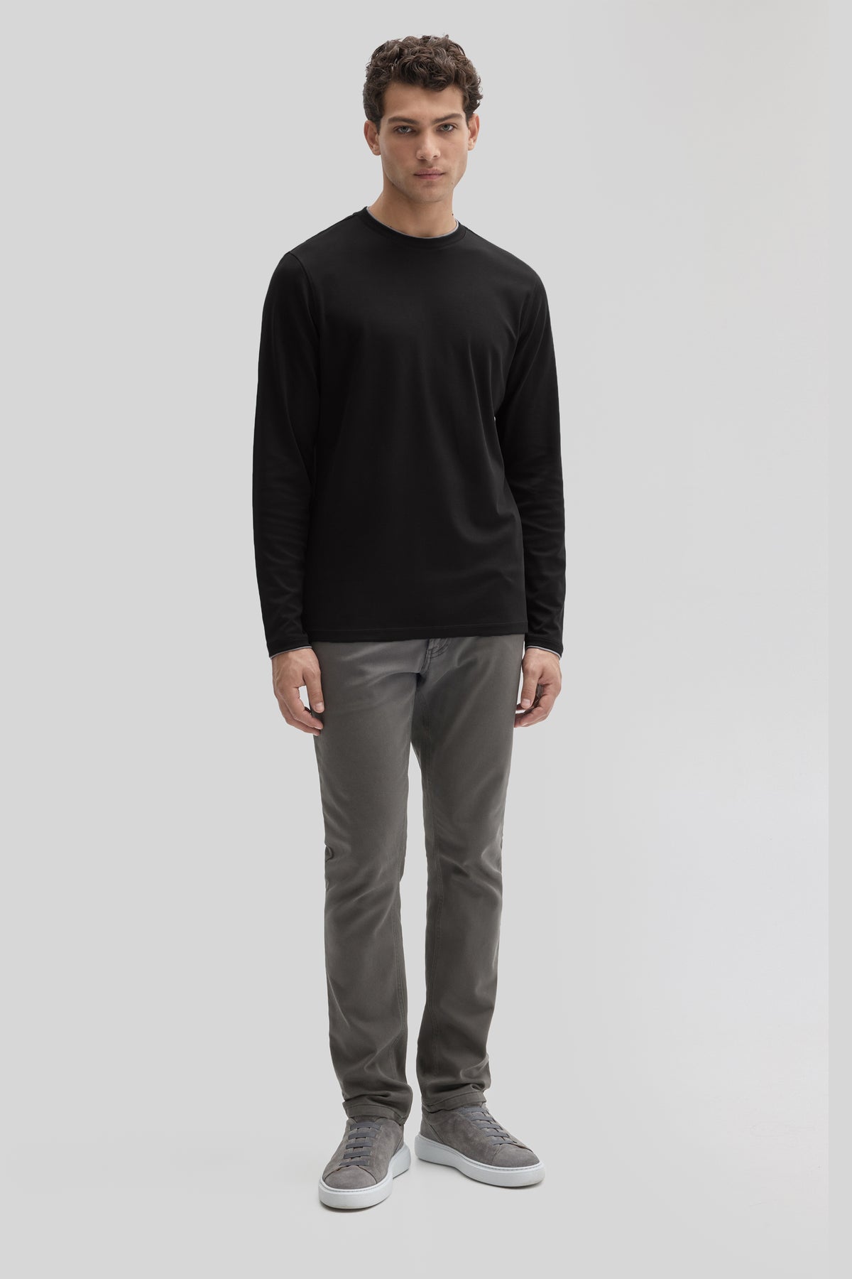The Barakett Double Neck Long Sleeve Tee