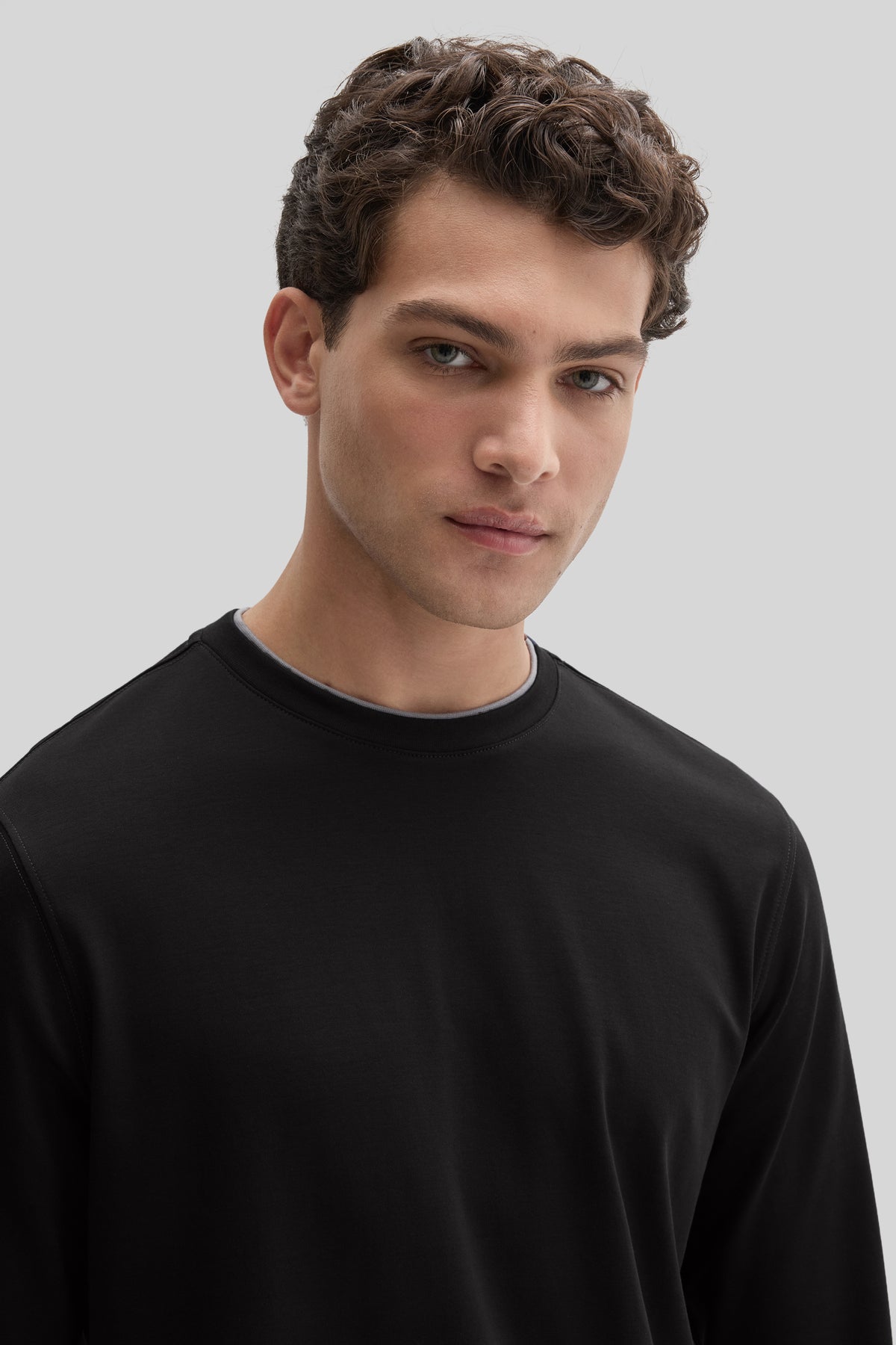The Barakett Double Neck Long Sleeve Tee
