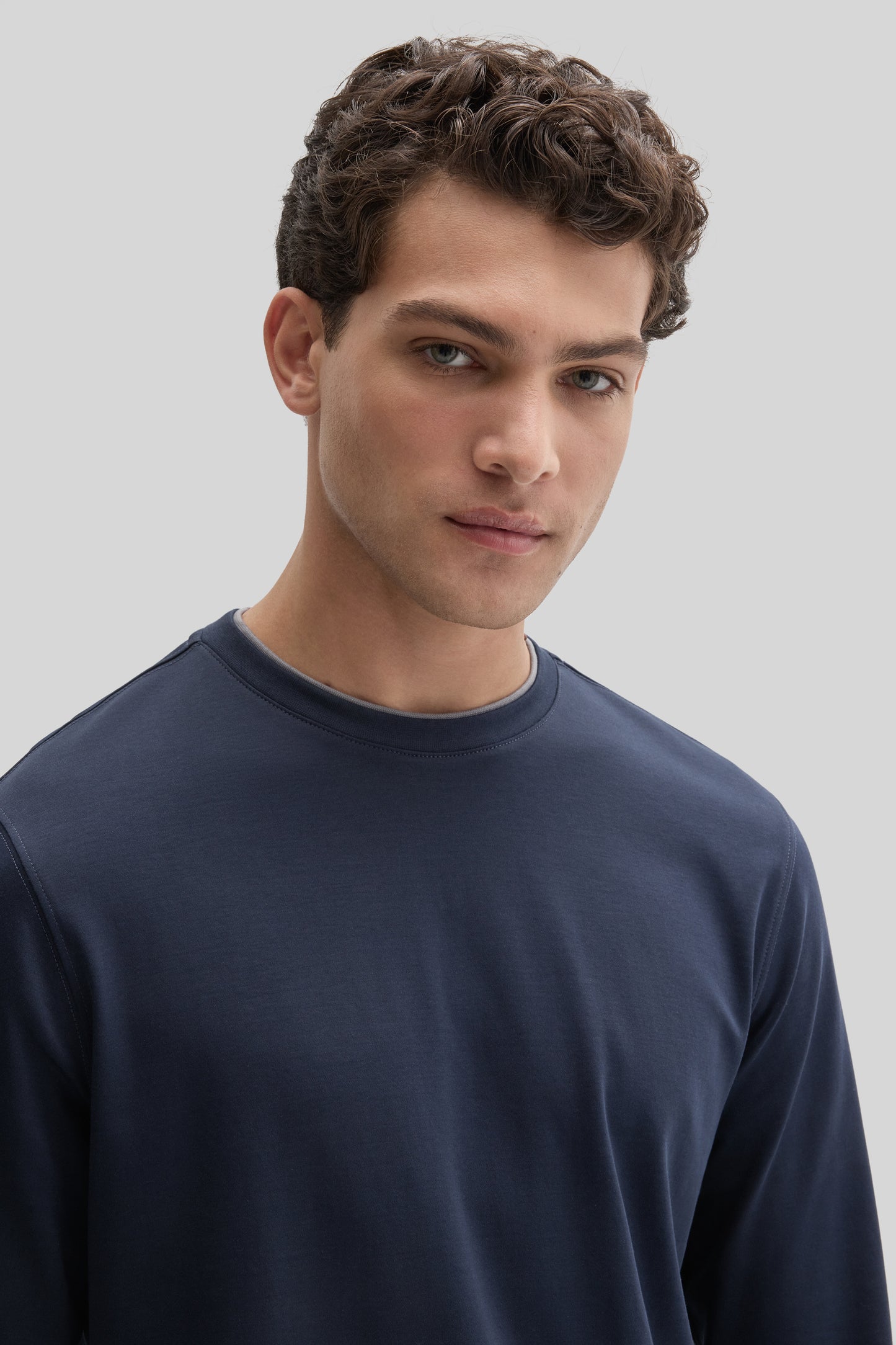 The Barakett Double Neck Long Sleeve Tee