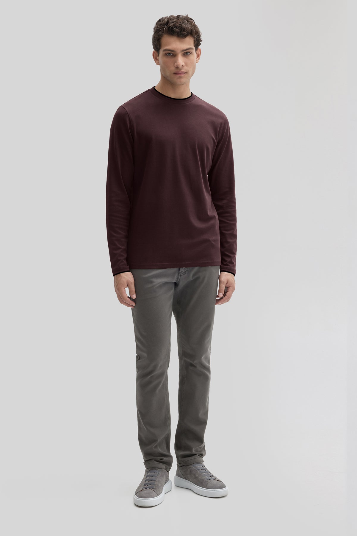 The Barakett Double Neck Long Sleeve Tee