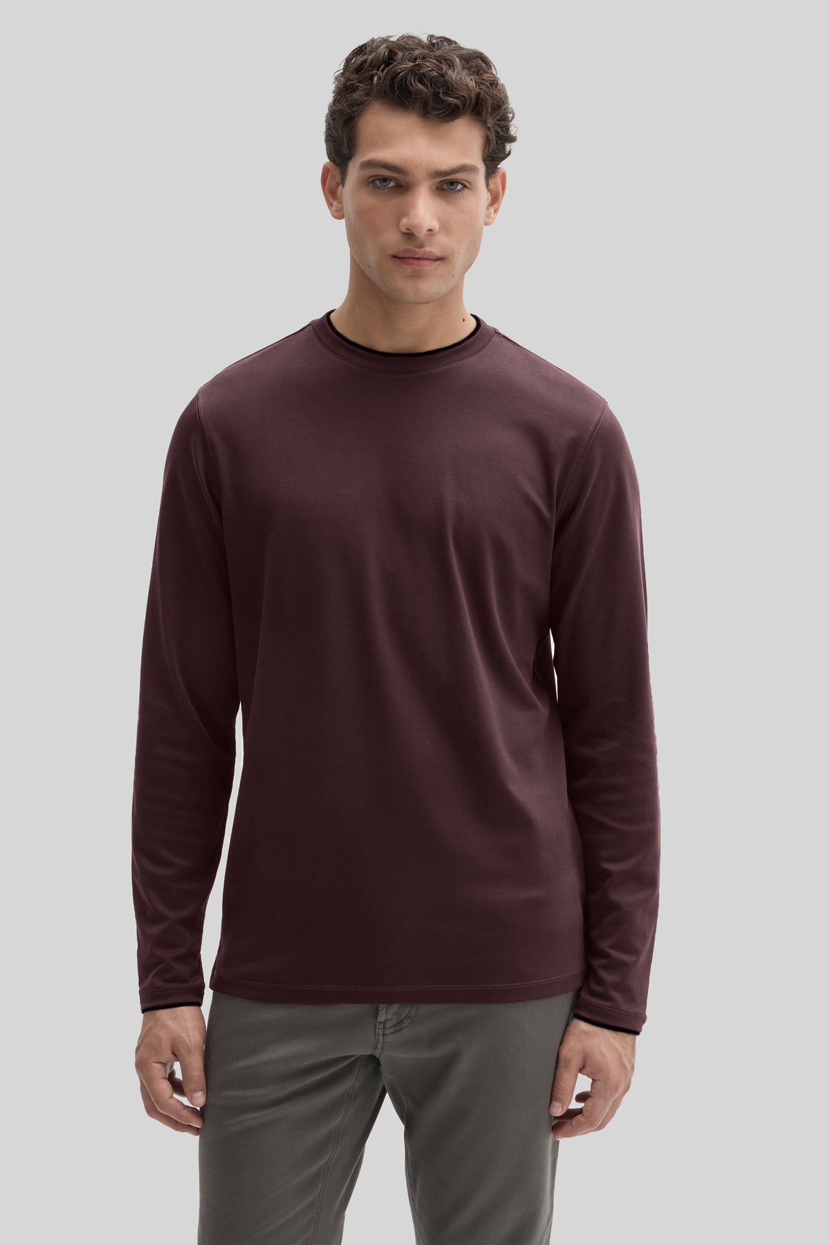 The Barakett Double Neck Long Sleeve Tee
