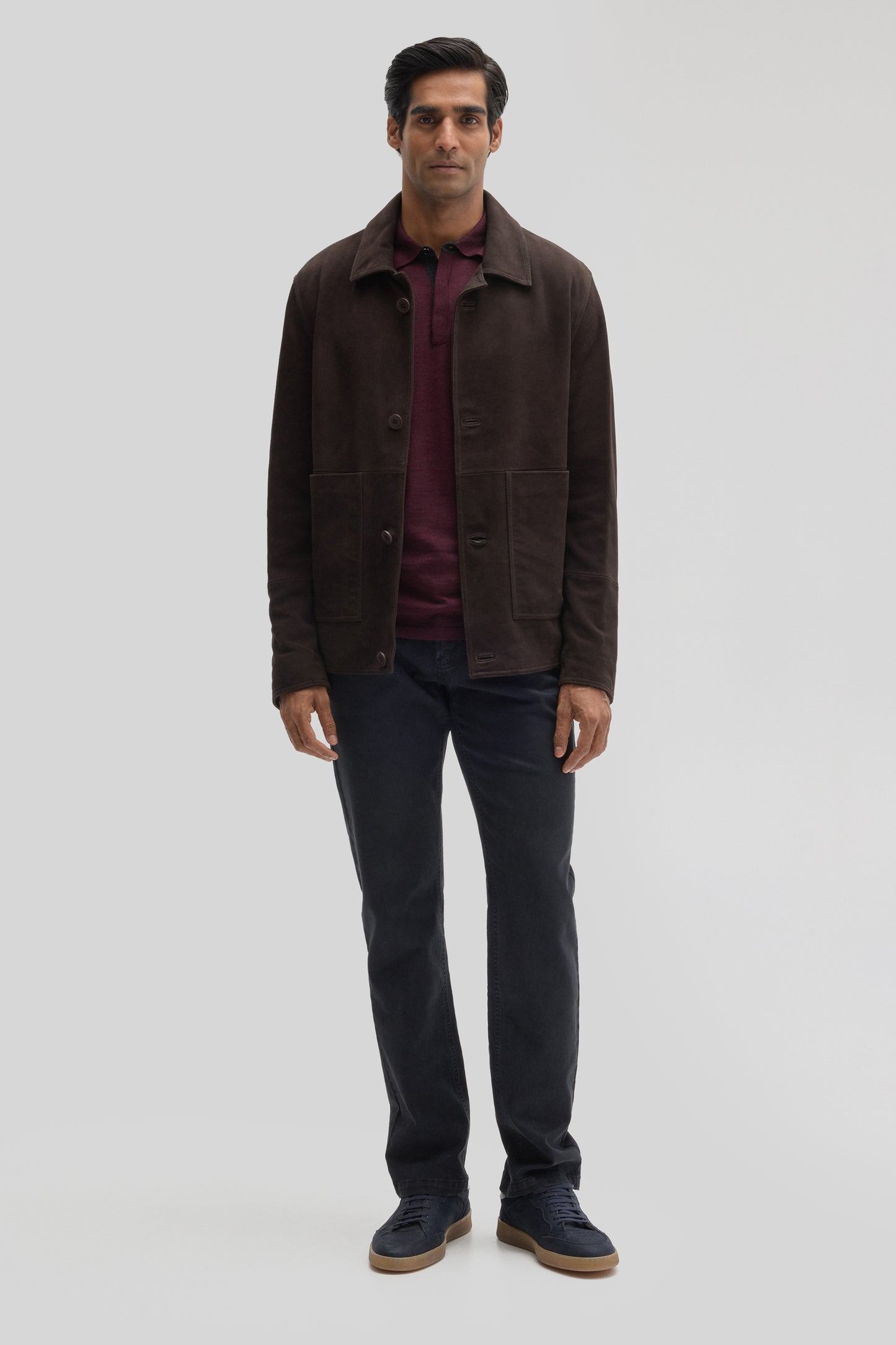 Bradford Buttoned Suede Jacket