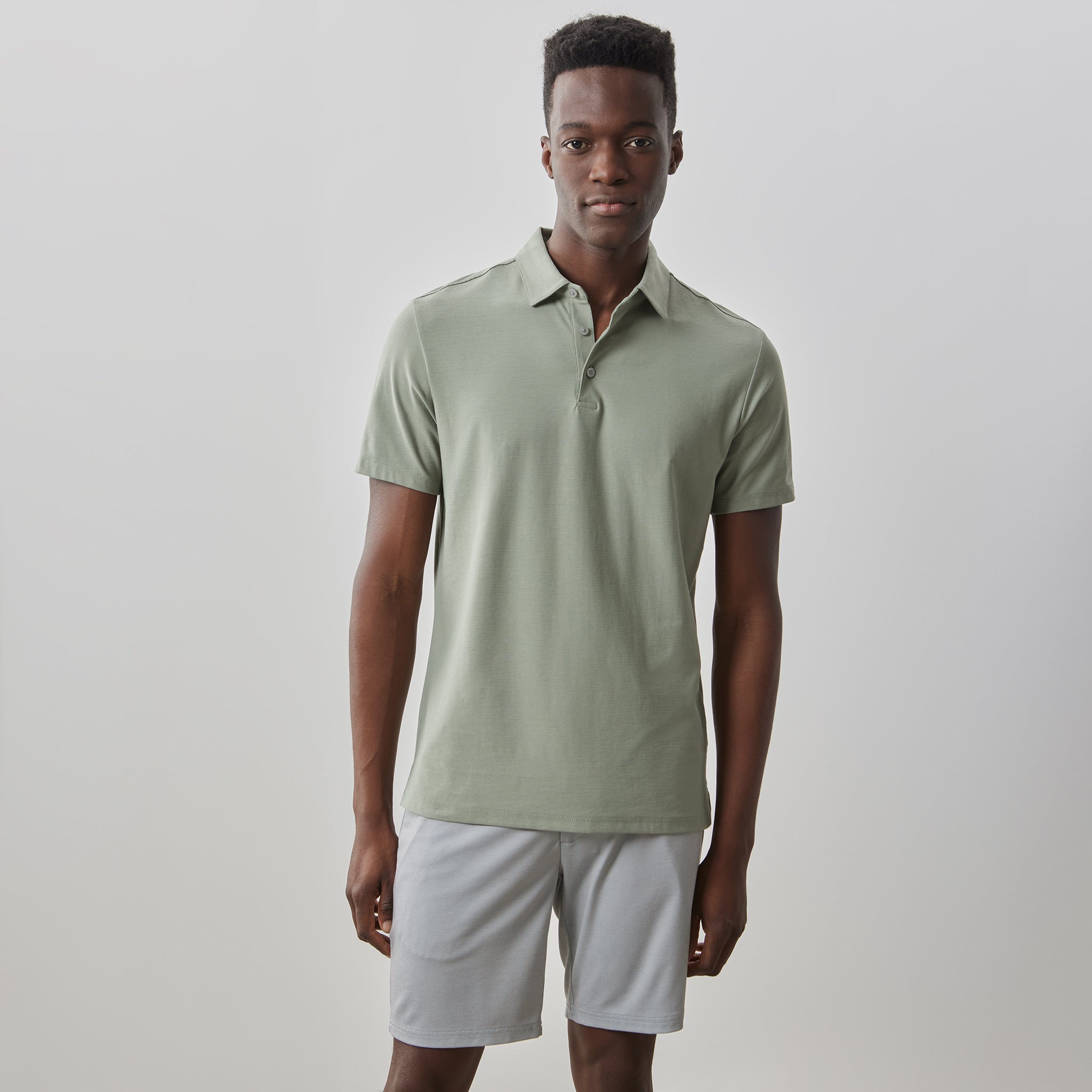 Hickman Polo in Dusty Vine - Robert Barakett