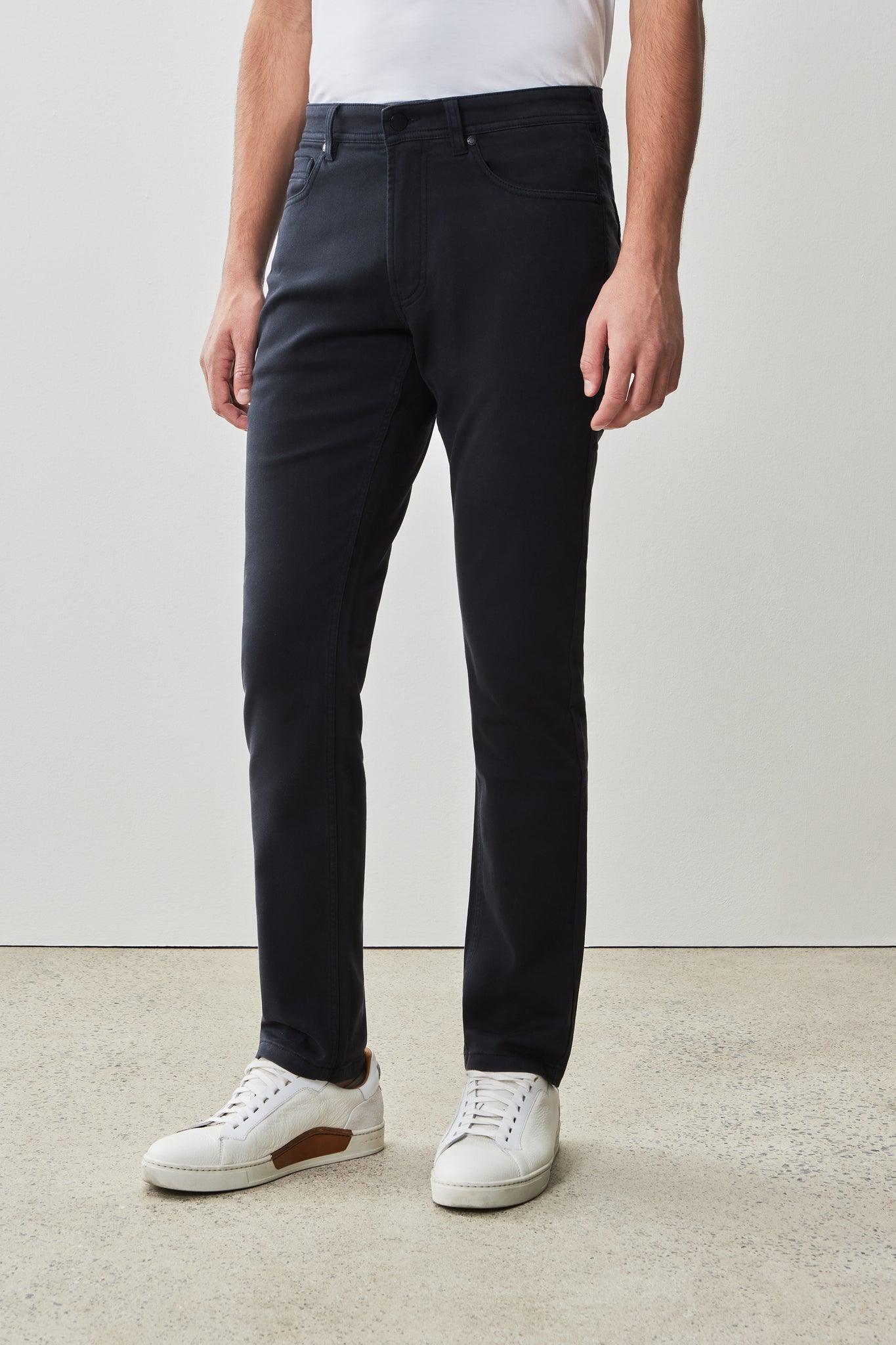 Robert Barakett Linear 5 Pocket Pant In Midnight
