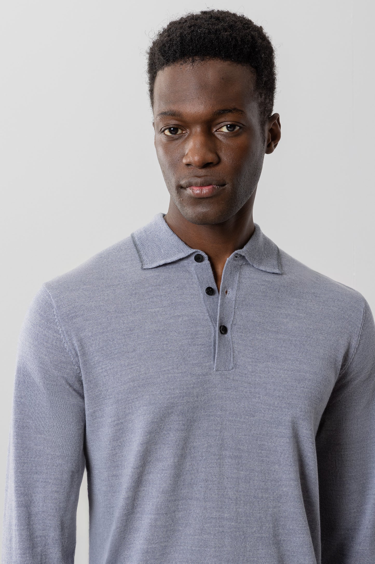 Roman Long-Sleeve Sweater Polo