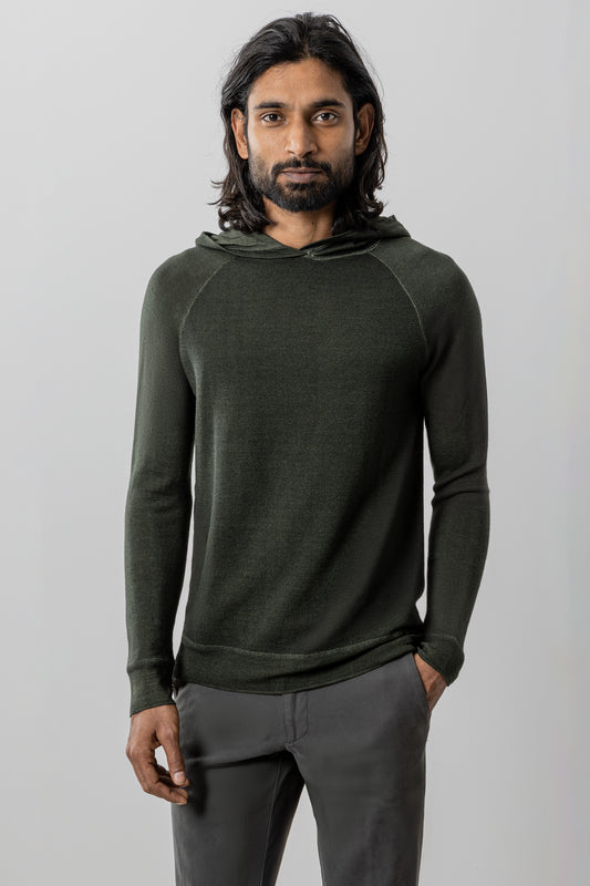 Newbury Long-Sleeve Sweater Hoodie