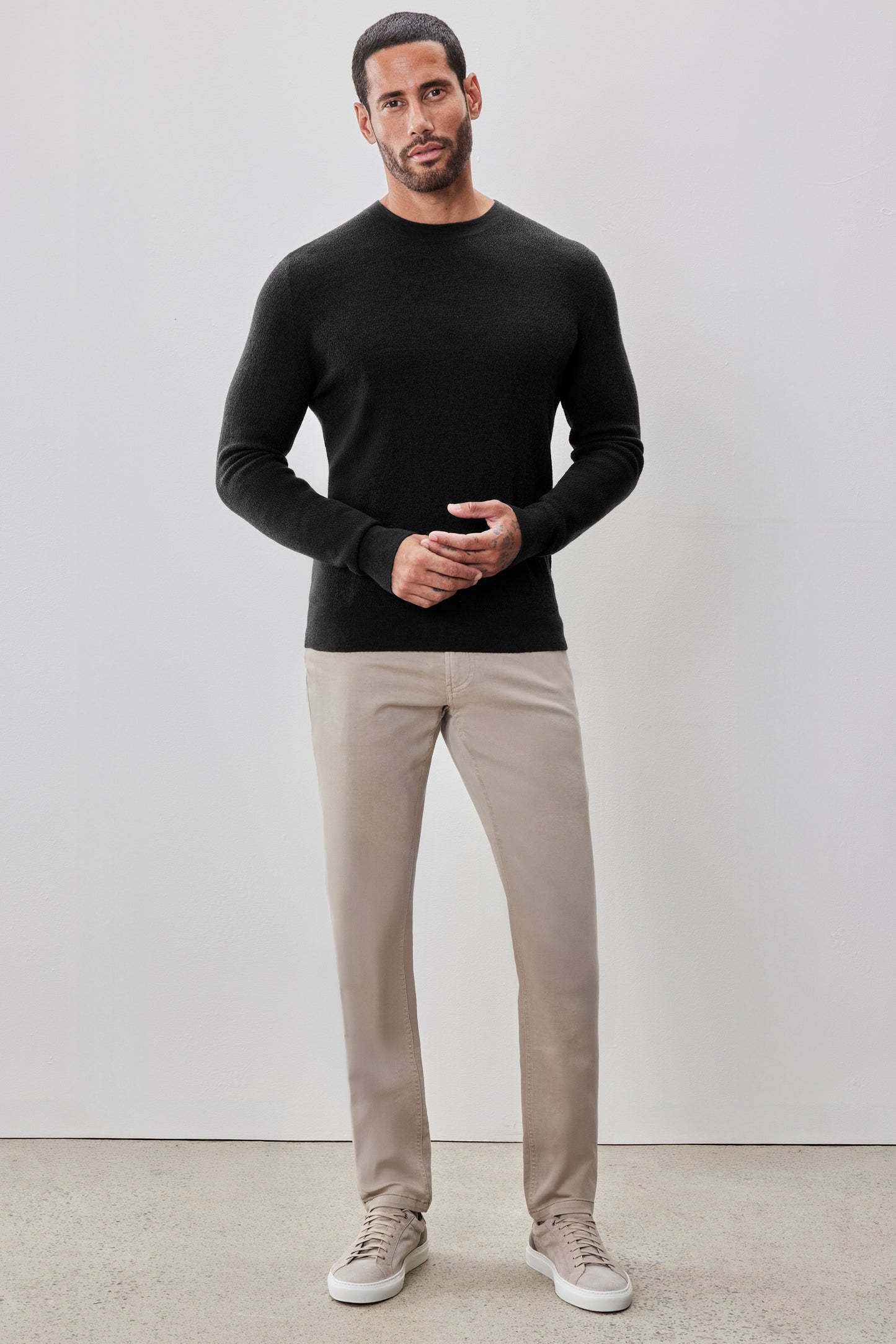 Watertown Long-Sleeve Crew Neck Sweater