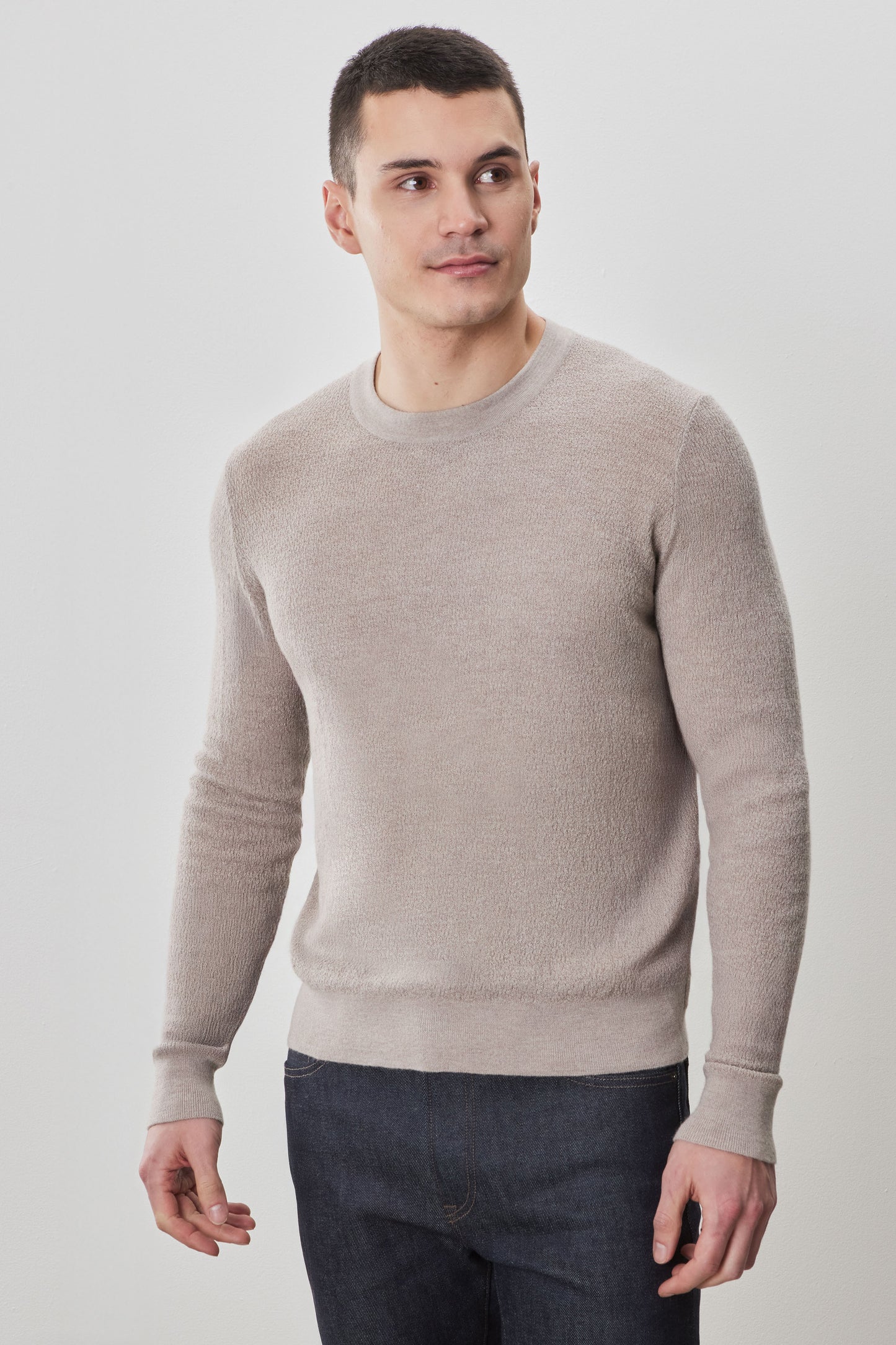 Watertown Long-Sleeve Crew Neck Sweater