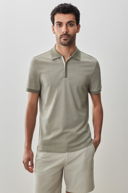 Whistler Short Sleeve Covered Placket Polo