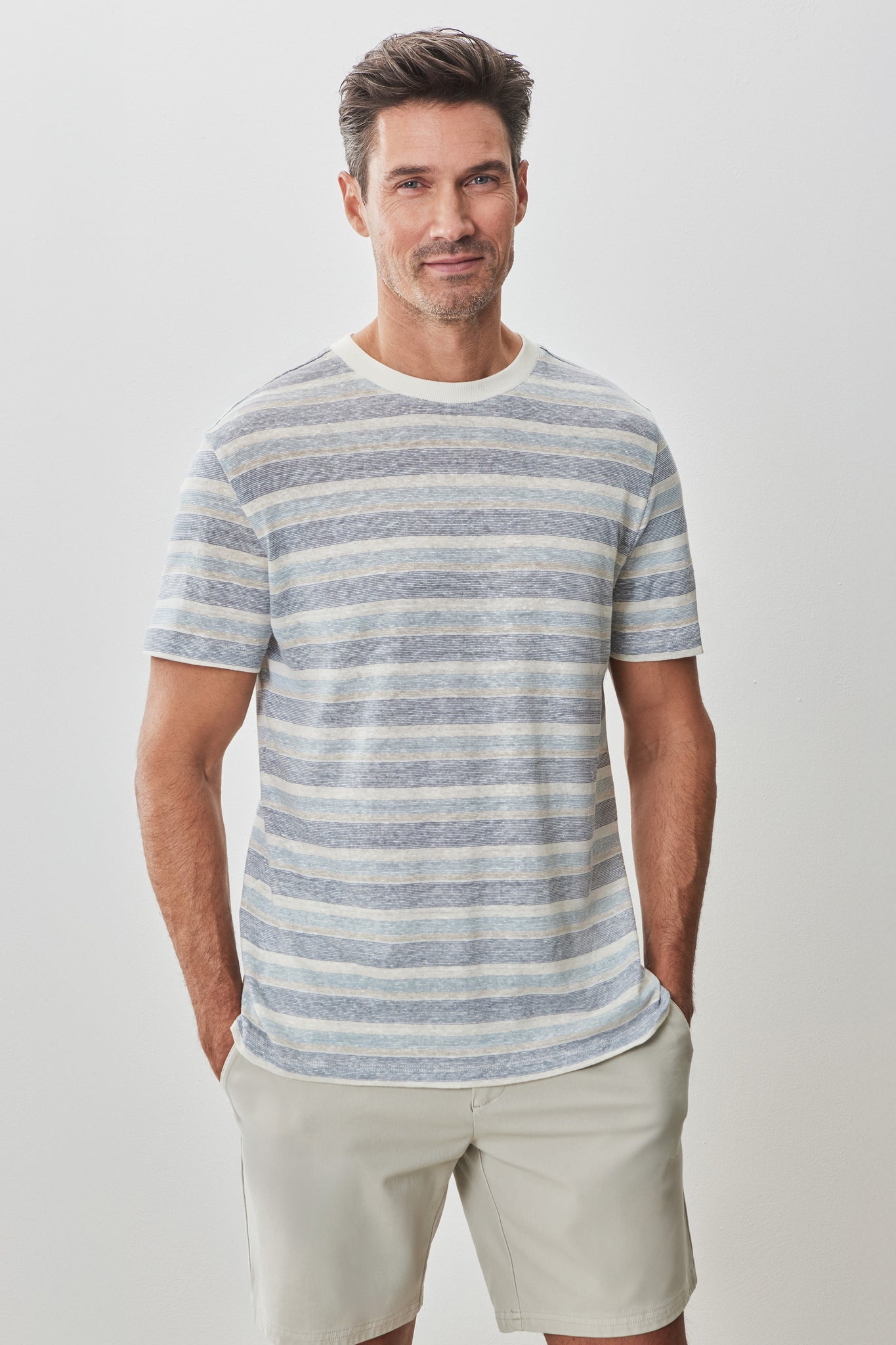 Robert Barakett Masino Tee In Blue