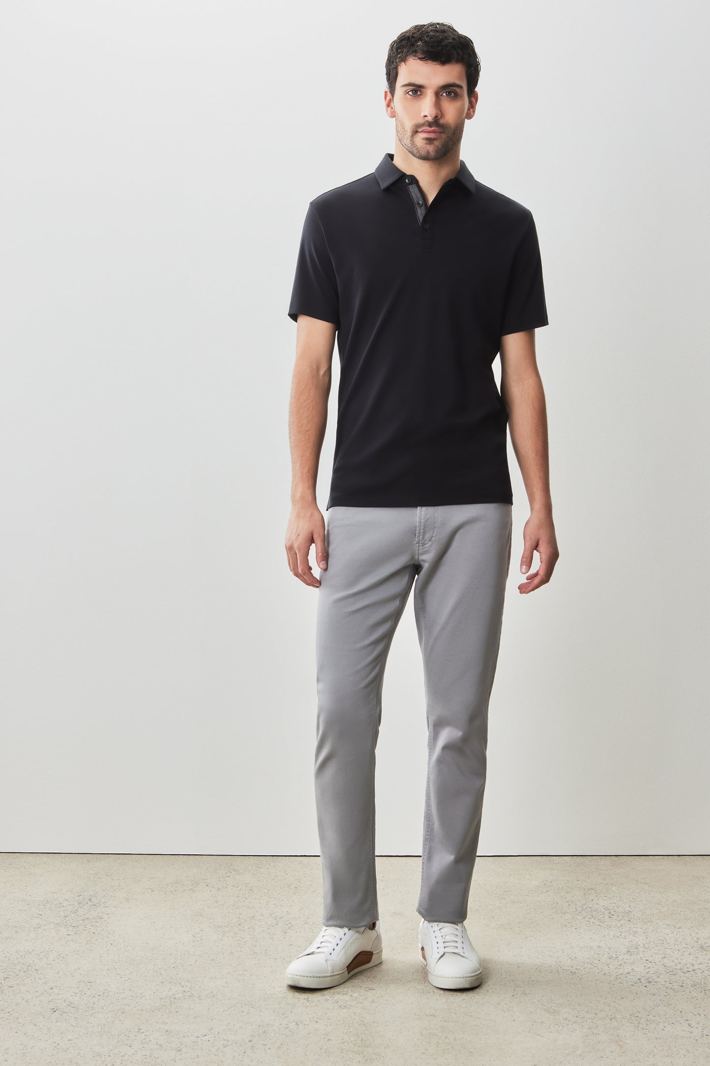 The Barakett Herringbone Polo