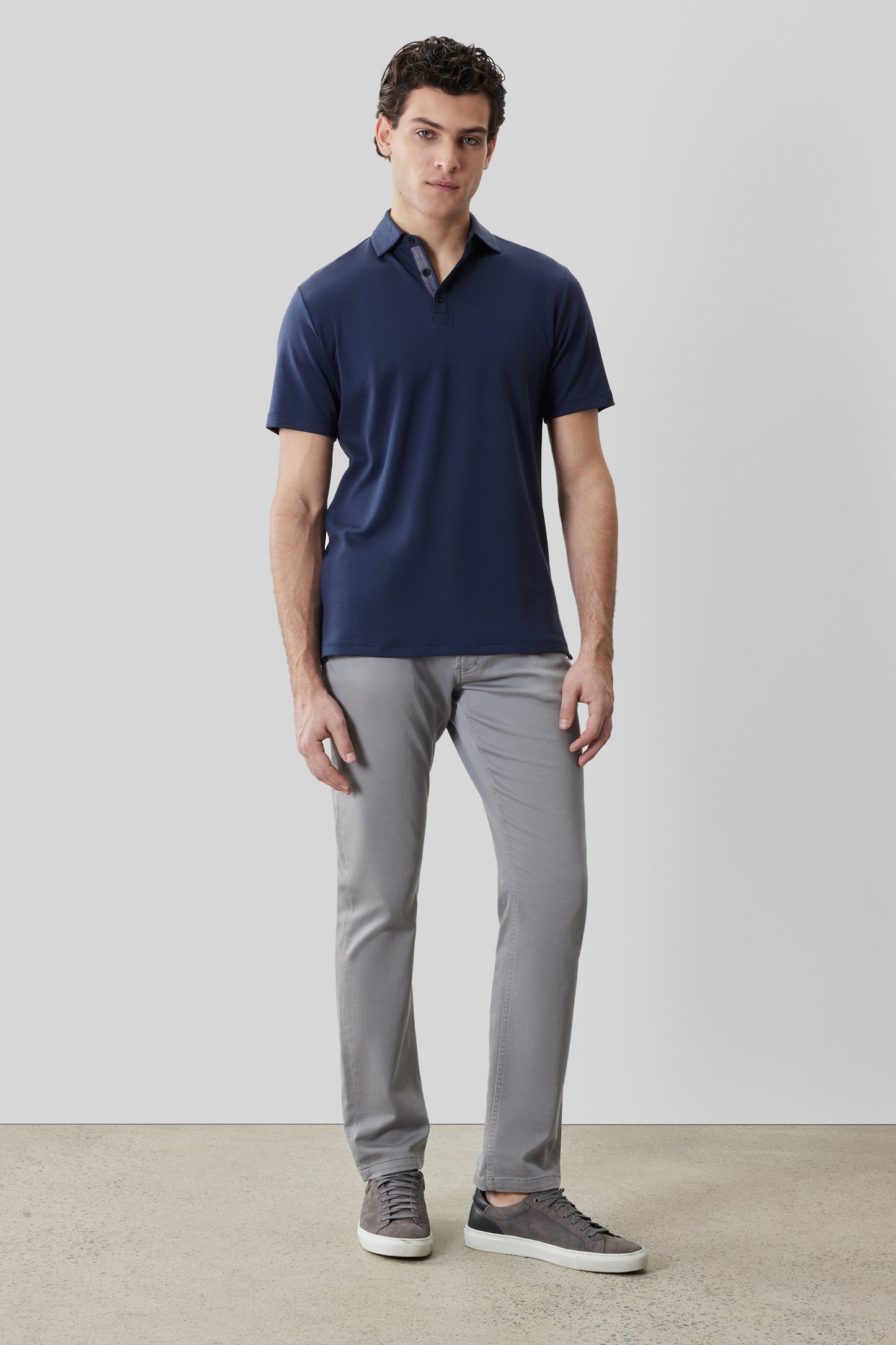 The Barakett Herringbone Polo