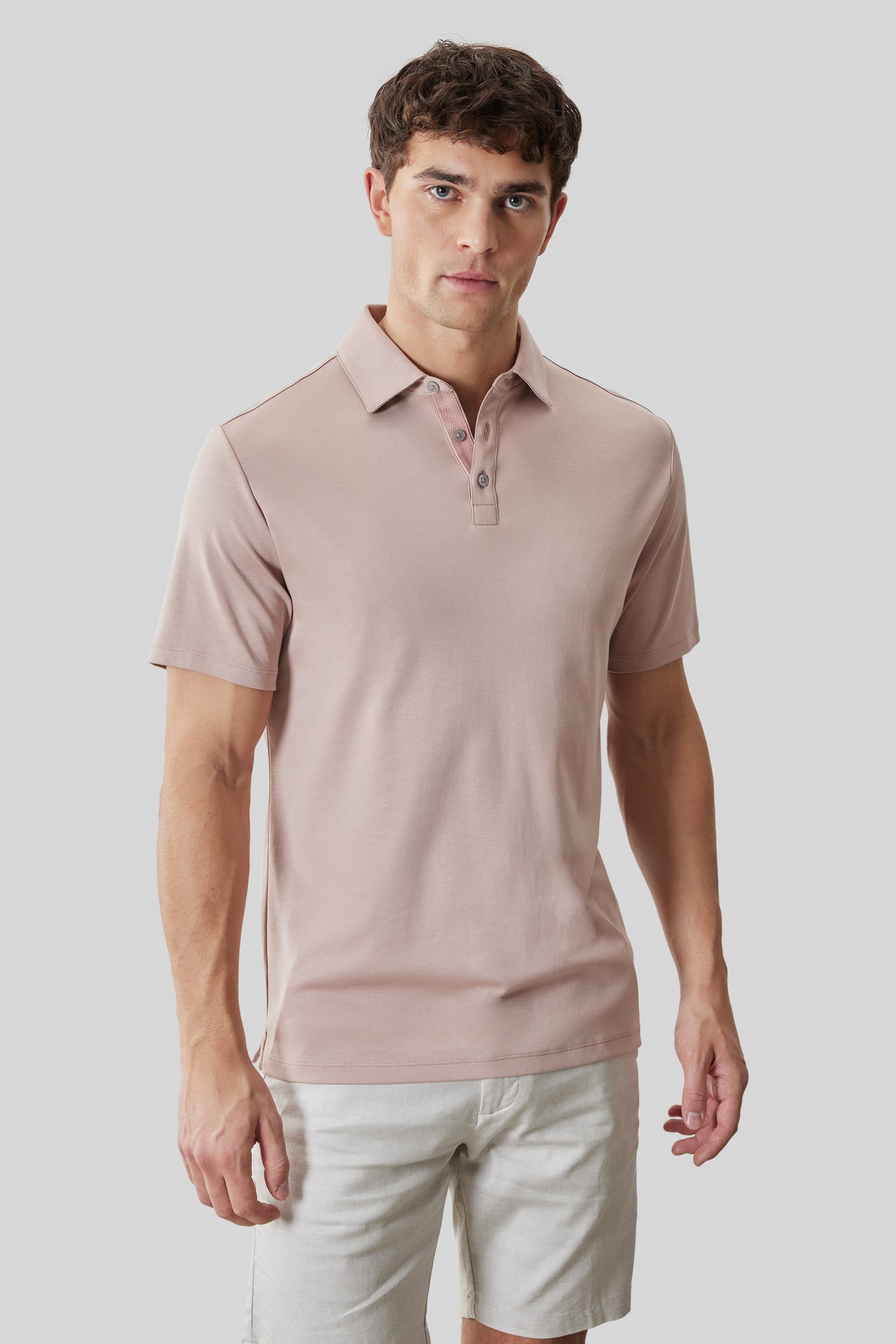 The Barakett Herringbone Polo