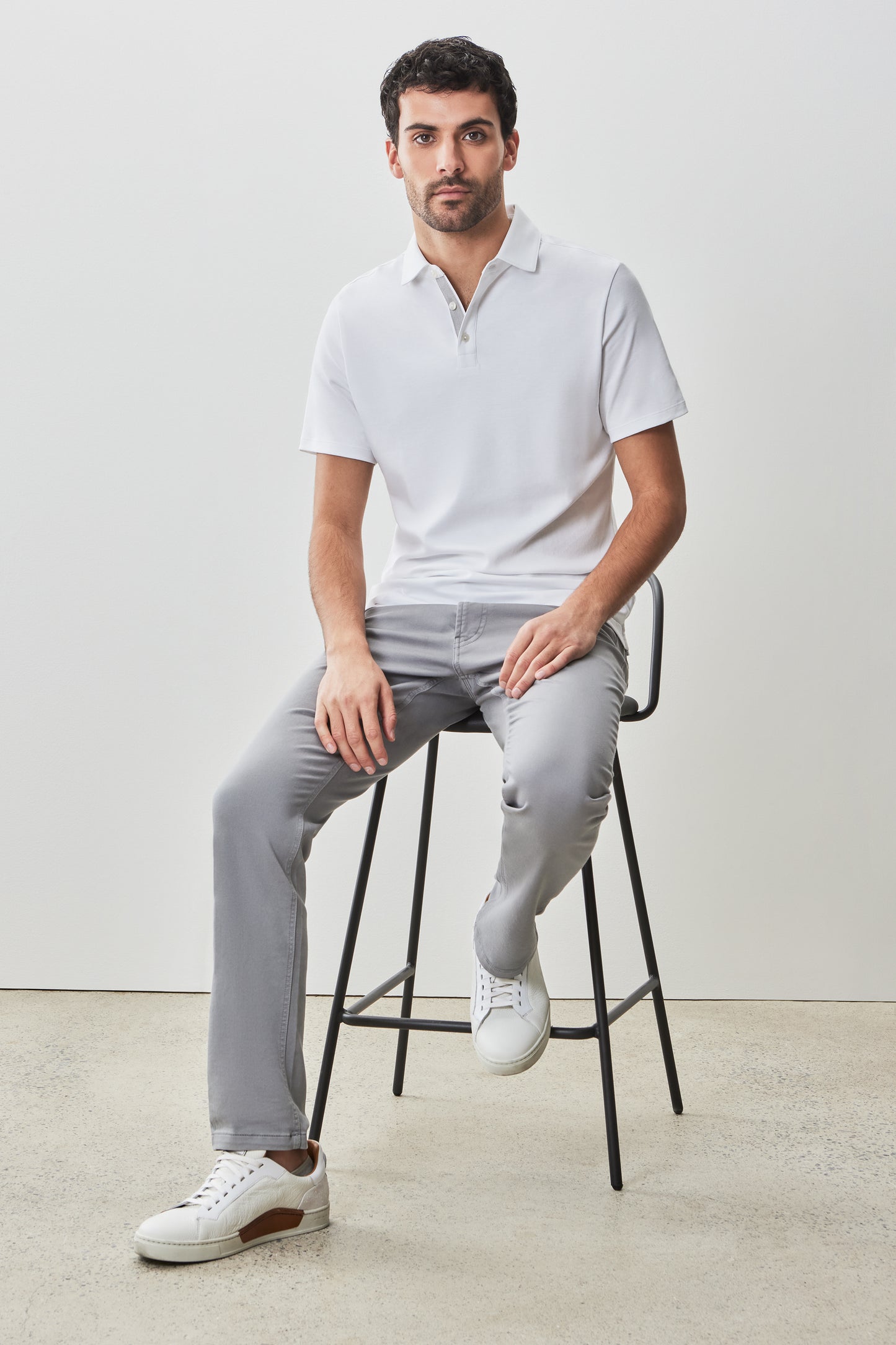 The Barakett Herringbone Polo