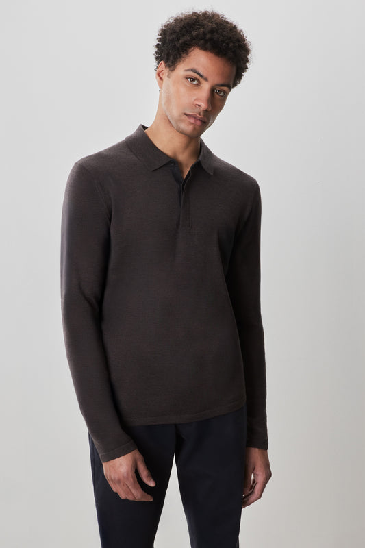 Thomas Long Sleeve Sweater Polo