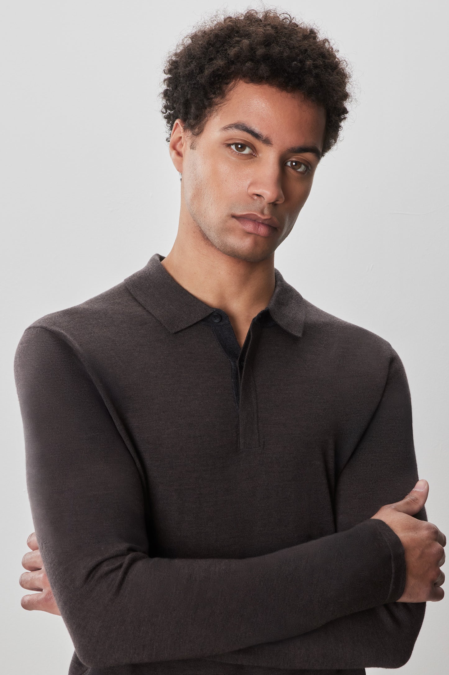 Thomas Long Sleeve Sweater Polo