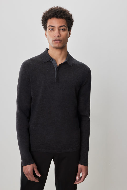 Thomas Long Sleeve Sweater Polo