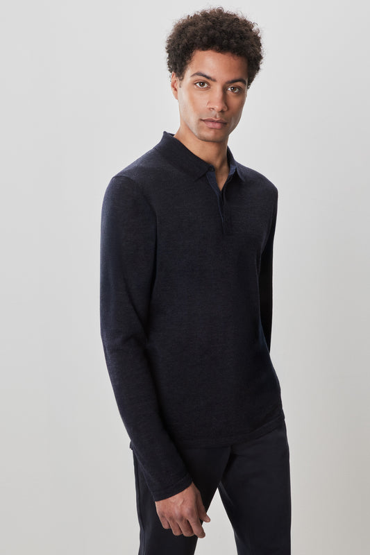 Thomas Long Sleeve Sweater Polo
