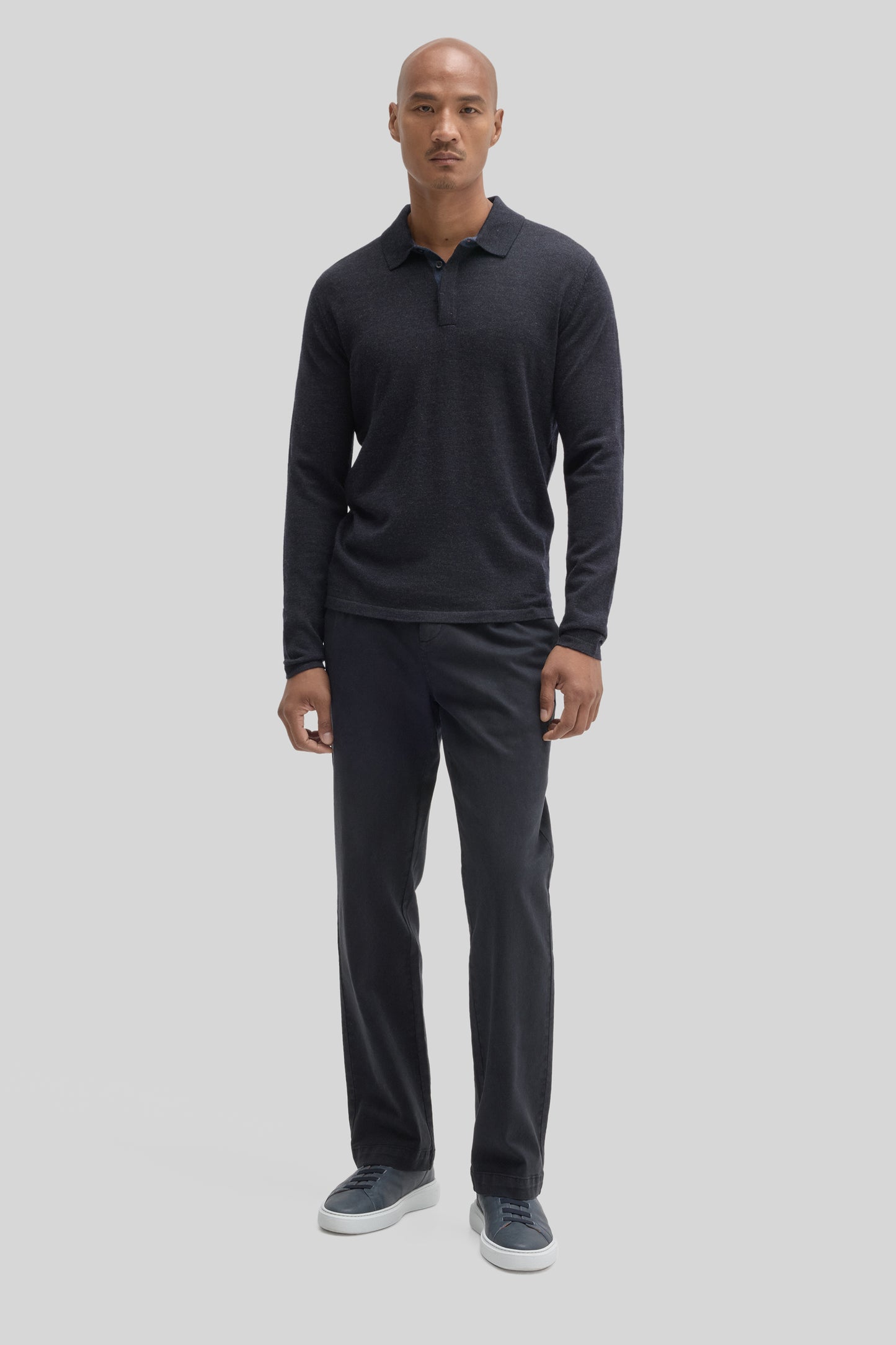 Thomas Long Sleeve Sweater Polo