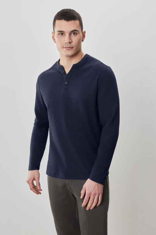 Alec Long Sleeve Henley