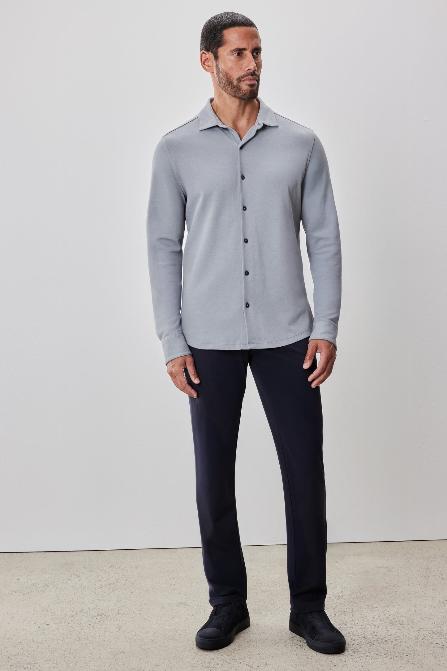 Milo Long Sleeve Knit Shirt