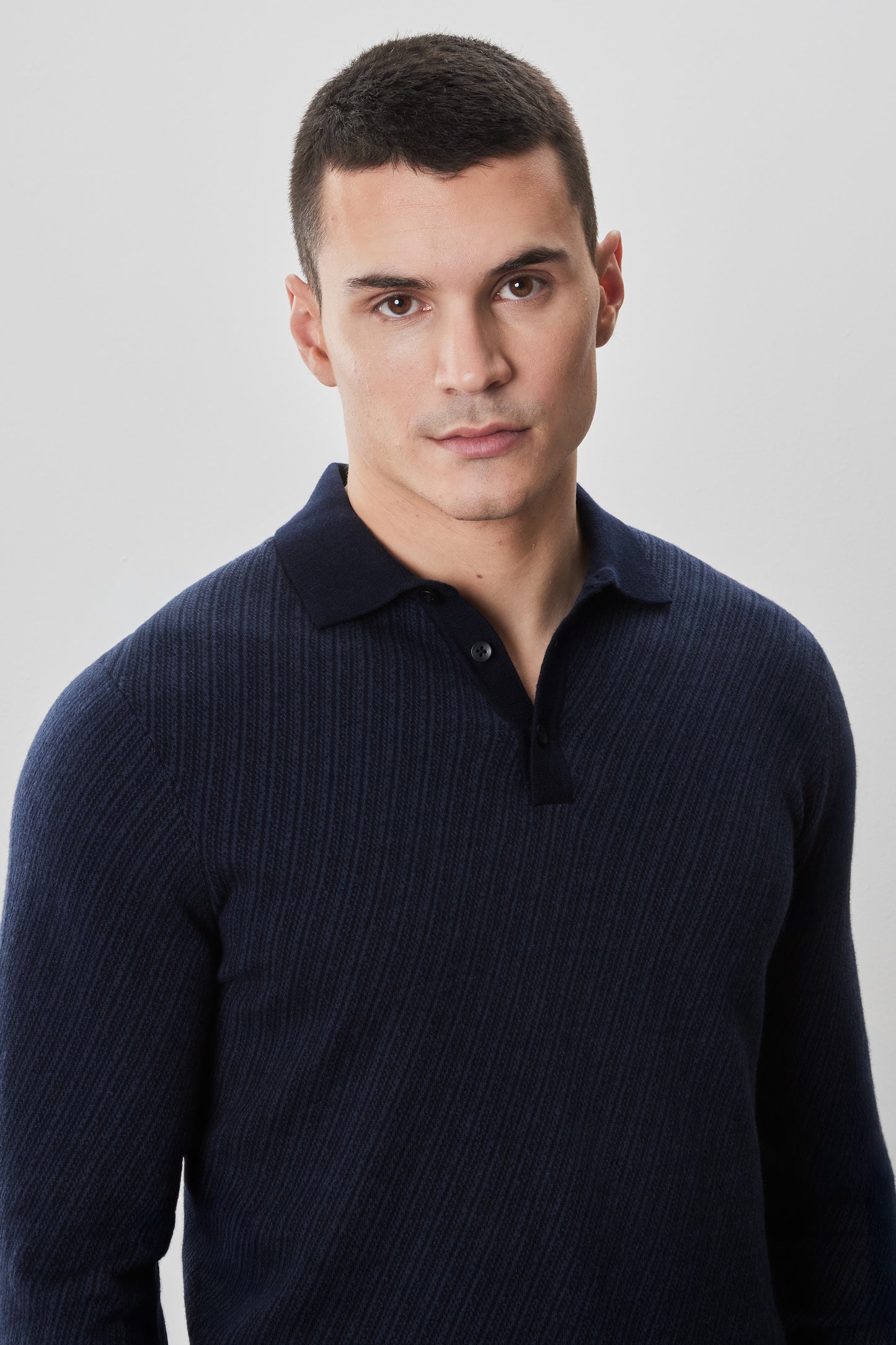 Borja Long Sleeve Sweater Polo